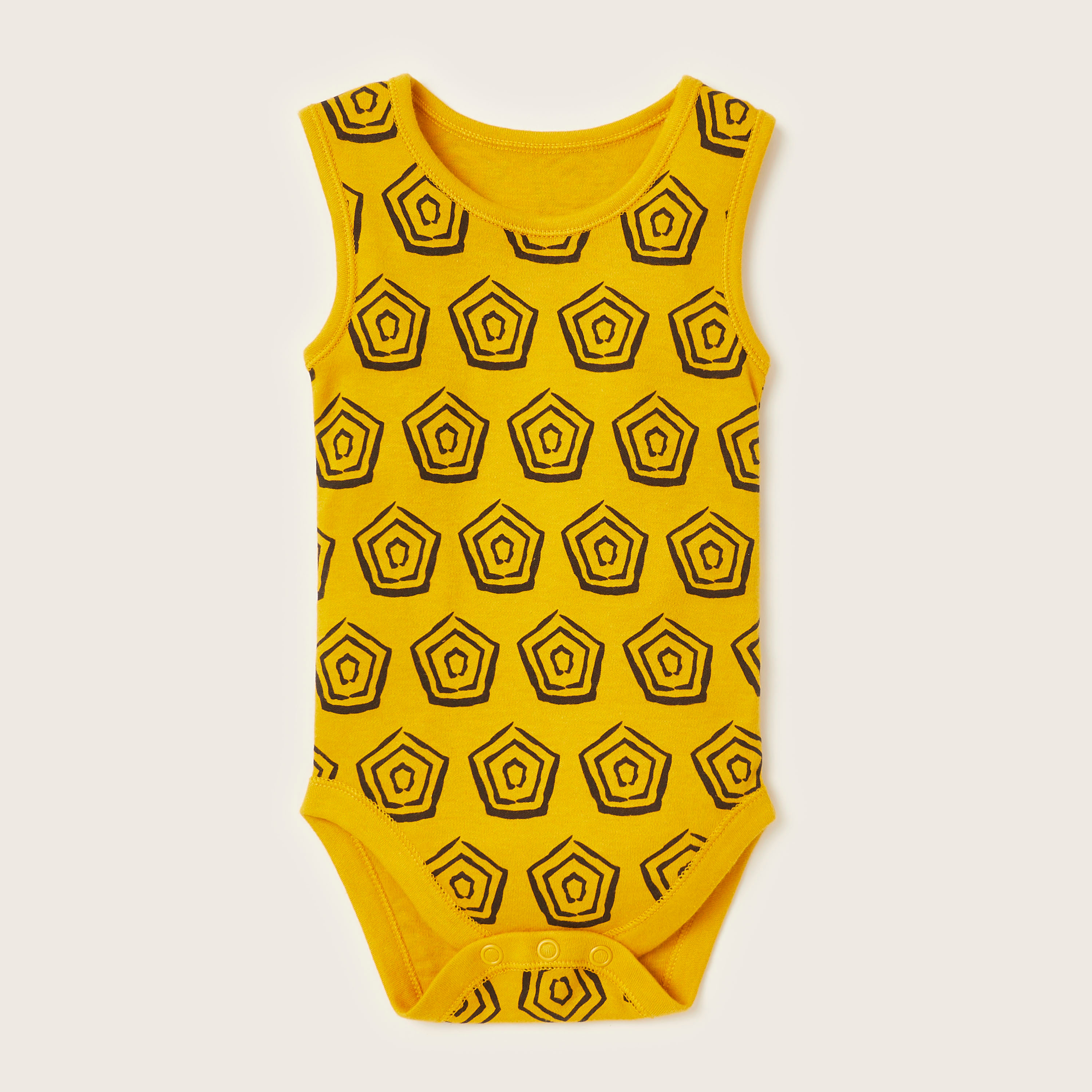 Juniors Printed Sleeveless Bodysuit - Set of 5-baby-boys-clothing-multipacks-image-5