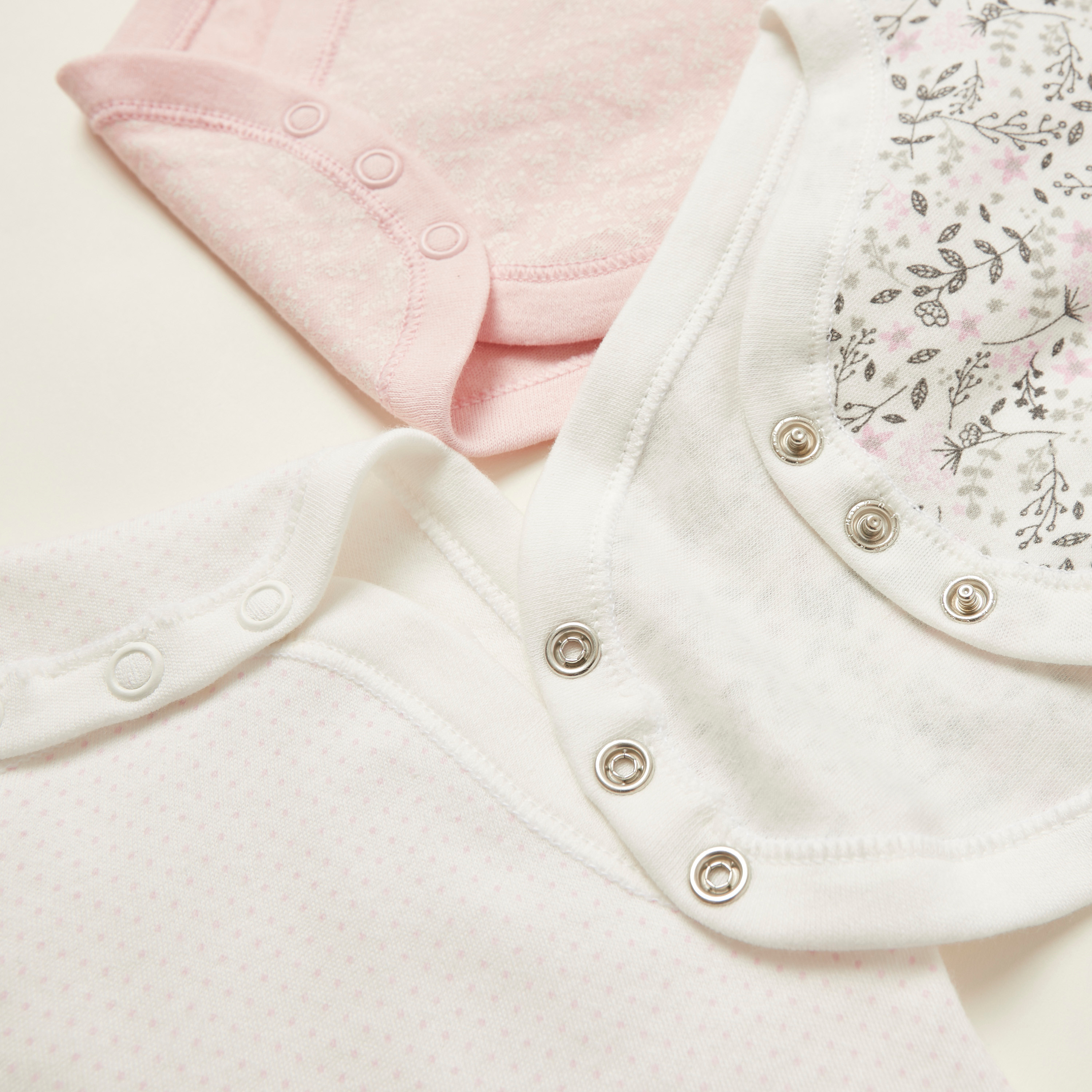 Juniors Printed Sleeveless Bodysuit - Set of 5-baby-girls-clothing-bodysuits-image-3
