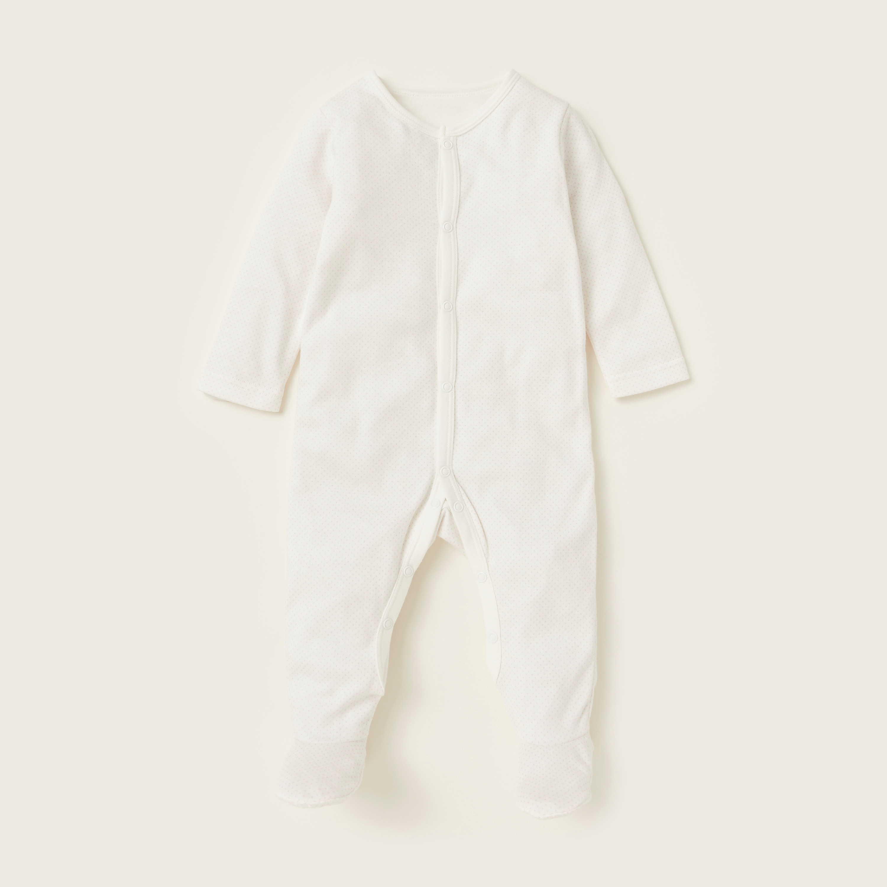 Juniors Printed Sleepsuit with Long Sleeves - Set of 3-baby-girls-clothing-nightwear-sleepsuits-image-5