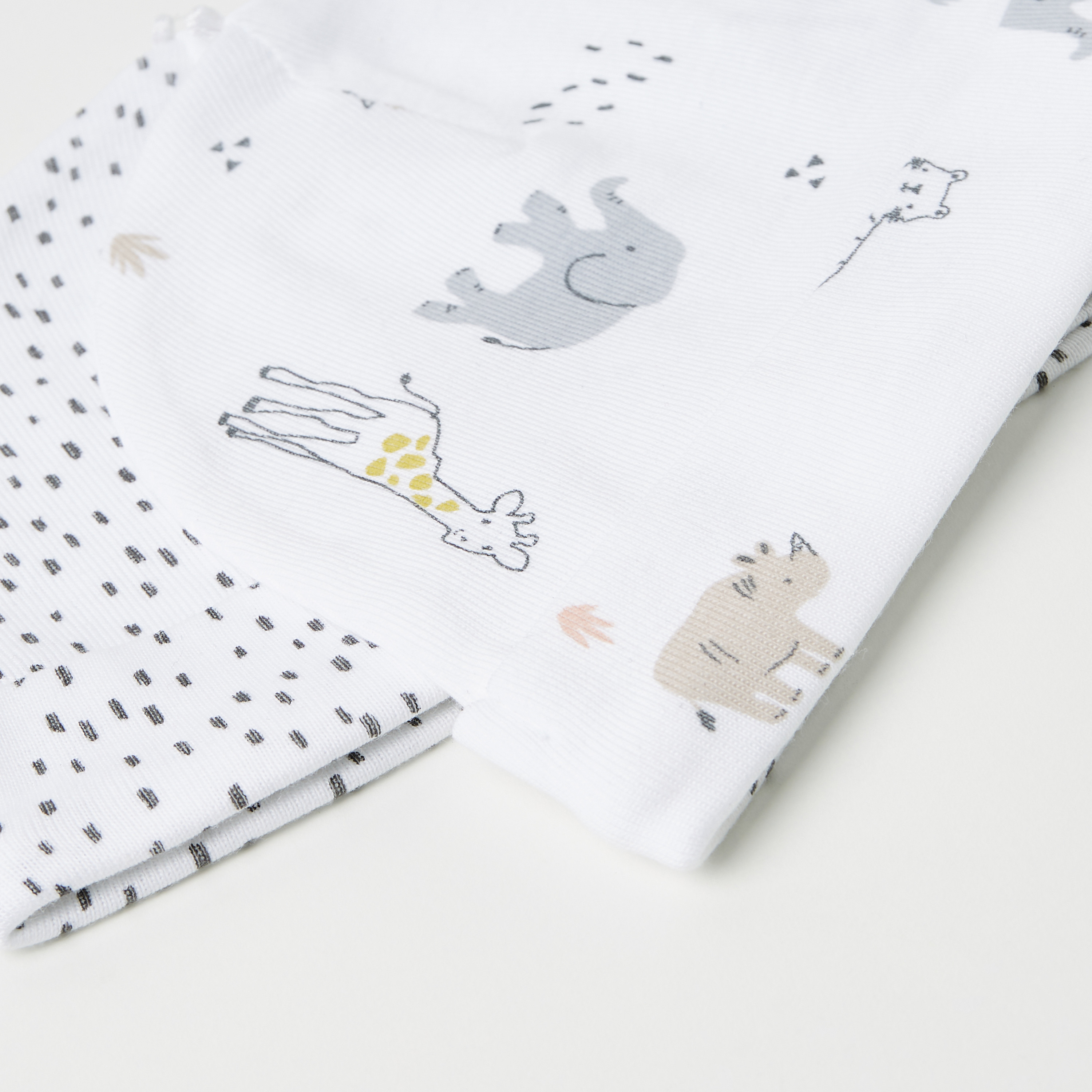 Juniors Printed Beanie Cap - Set of 2-baby-boys-accessories-caps-image-4