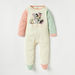 Minnie Mouse Print Closed Feet Sleepsuit with Long Sleeves and Button Closure-Sleepsuits-thumbnail-0