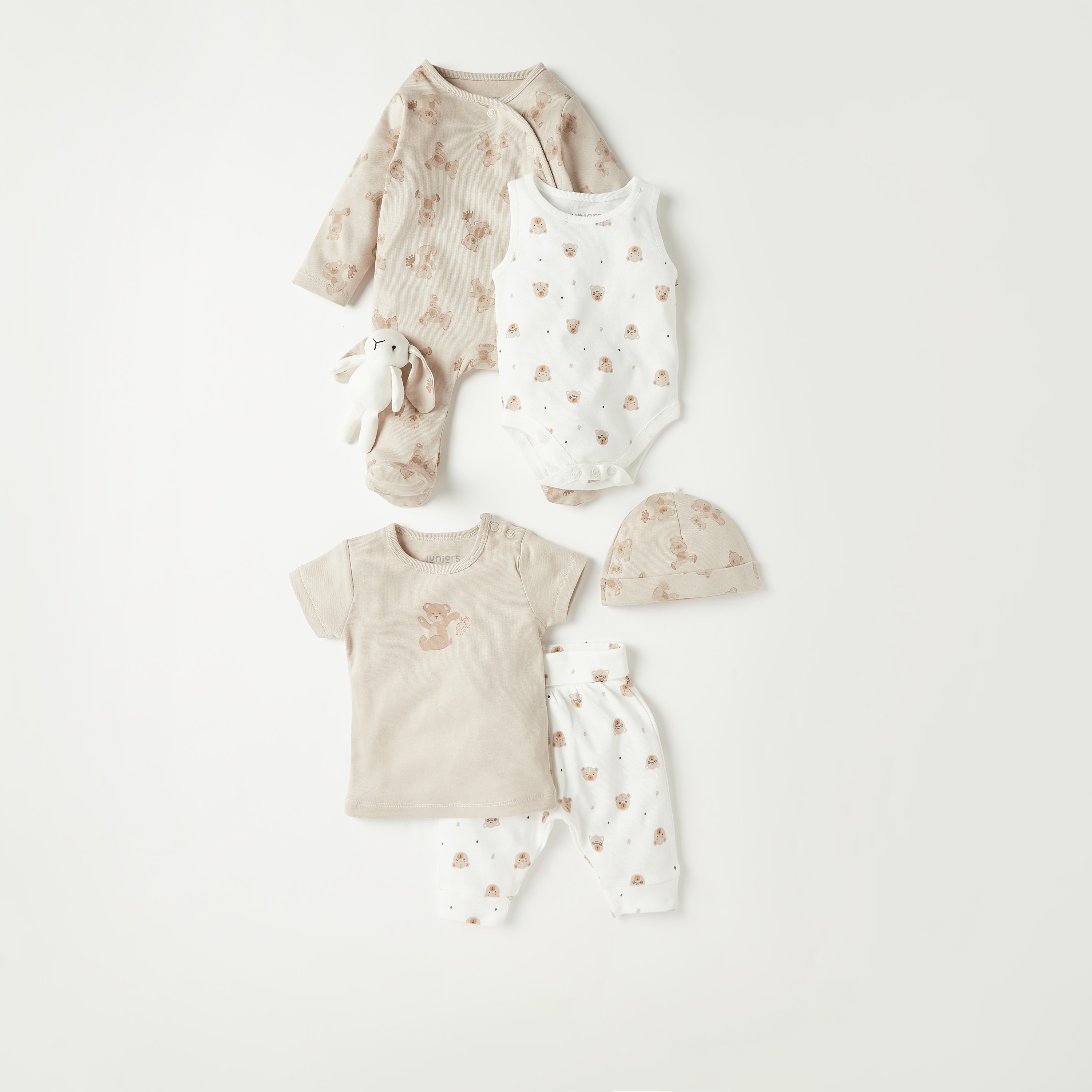 Juniors 7-Piece Bear Print Clothing Gift Set-baby-boys-clothing-multipacks-image-2