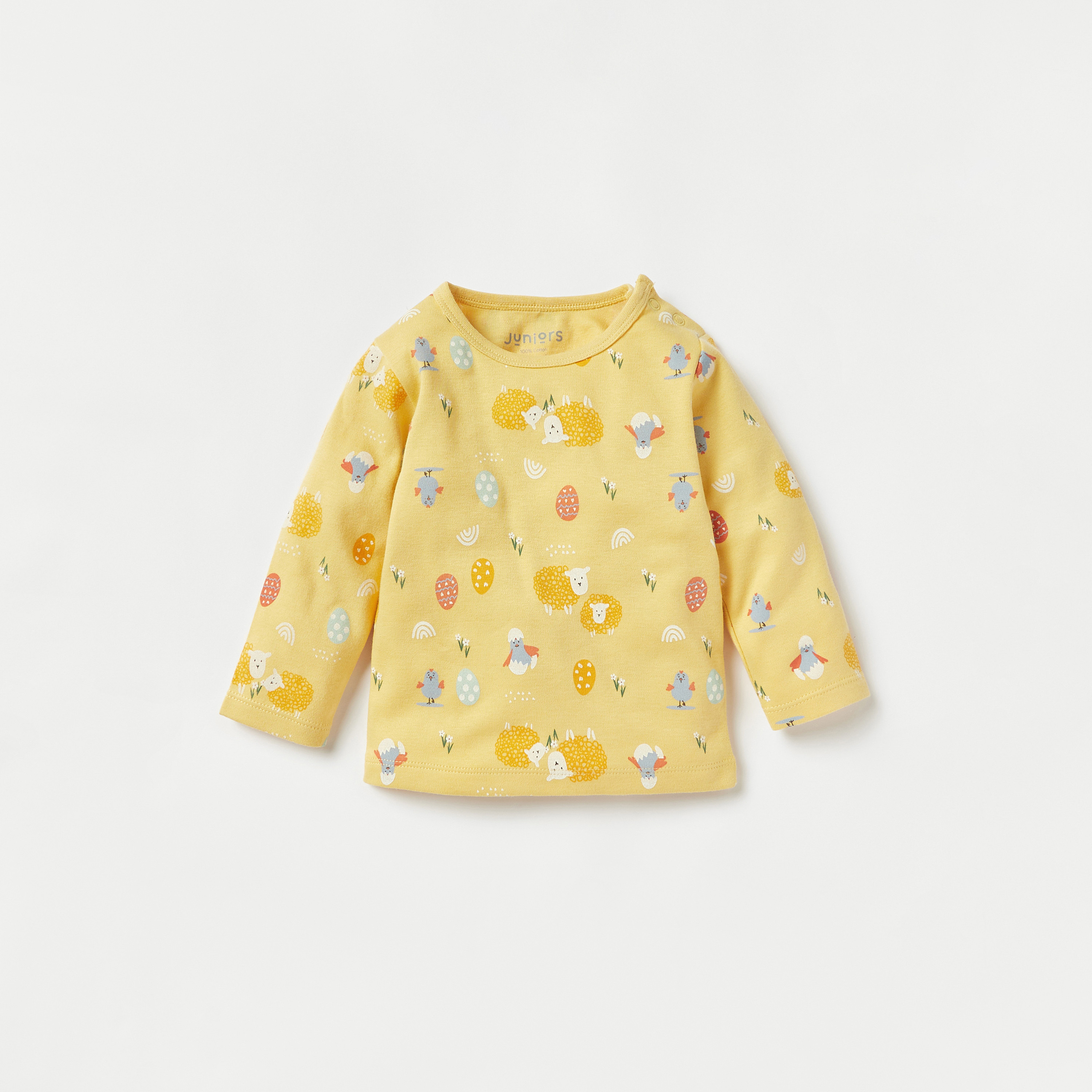 Juniors All-Over Fruits Print T-shirt and Pyjama Set-baby-boys-clothing-nightwear-pyjamasets-image-2