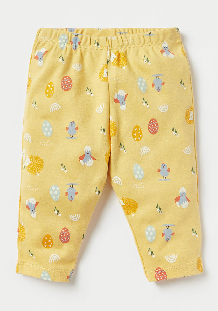 Juniors All-Over Fruits Print T-shirt and Pyjama Set-Pyjama Sets-image-2