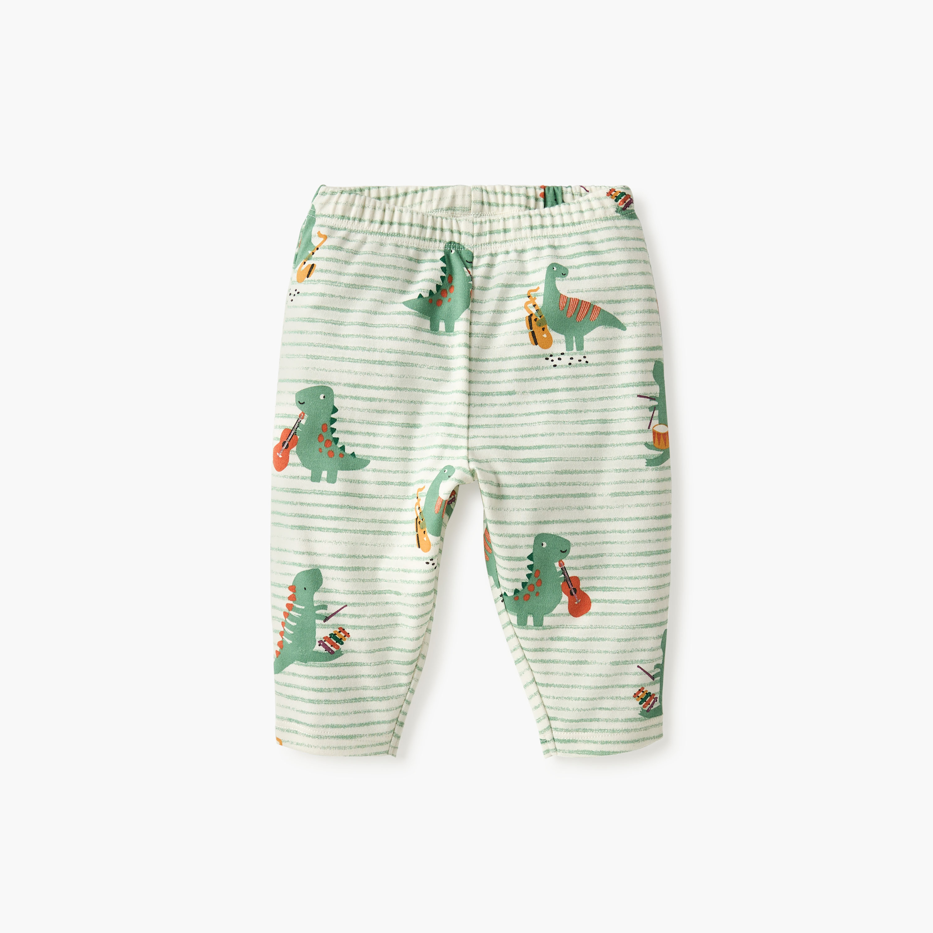Juniors Dinosaur Print T-shirt and Pyjama Set-baby-boys-clothing-nightwear-pyjamasets-image-3