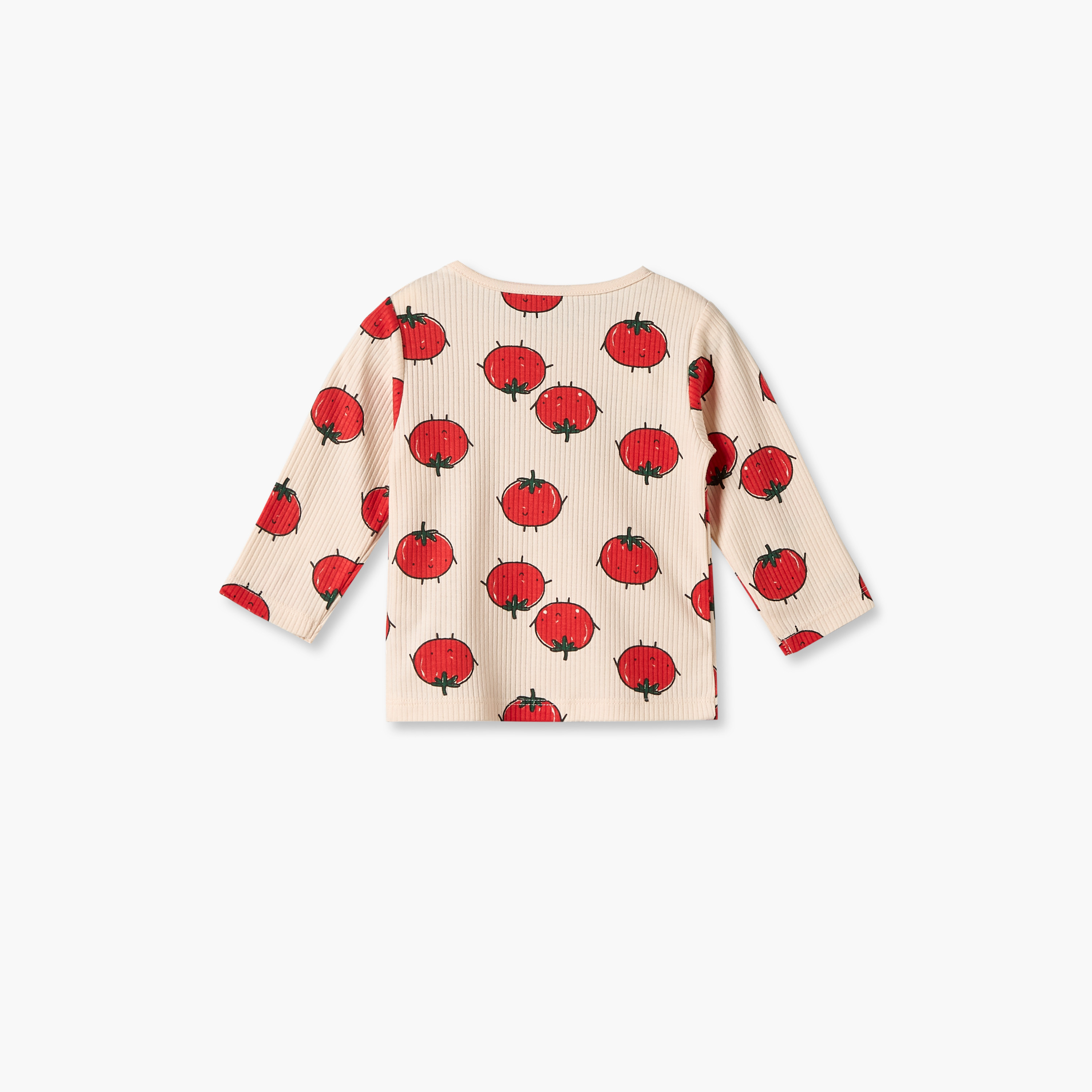 Juniors Cotton Crew Neck Long Sleeves Pyjama Set with Tomato Print-baby-boys-clothing-nightwear-pyjamasets-image-3