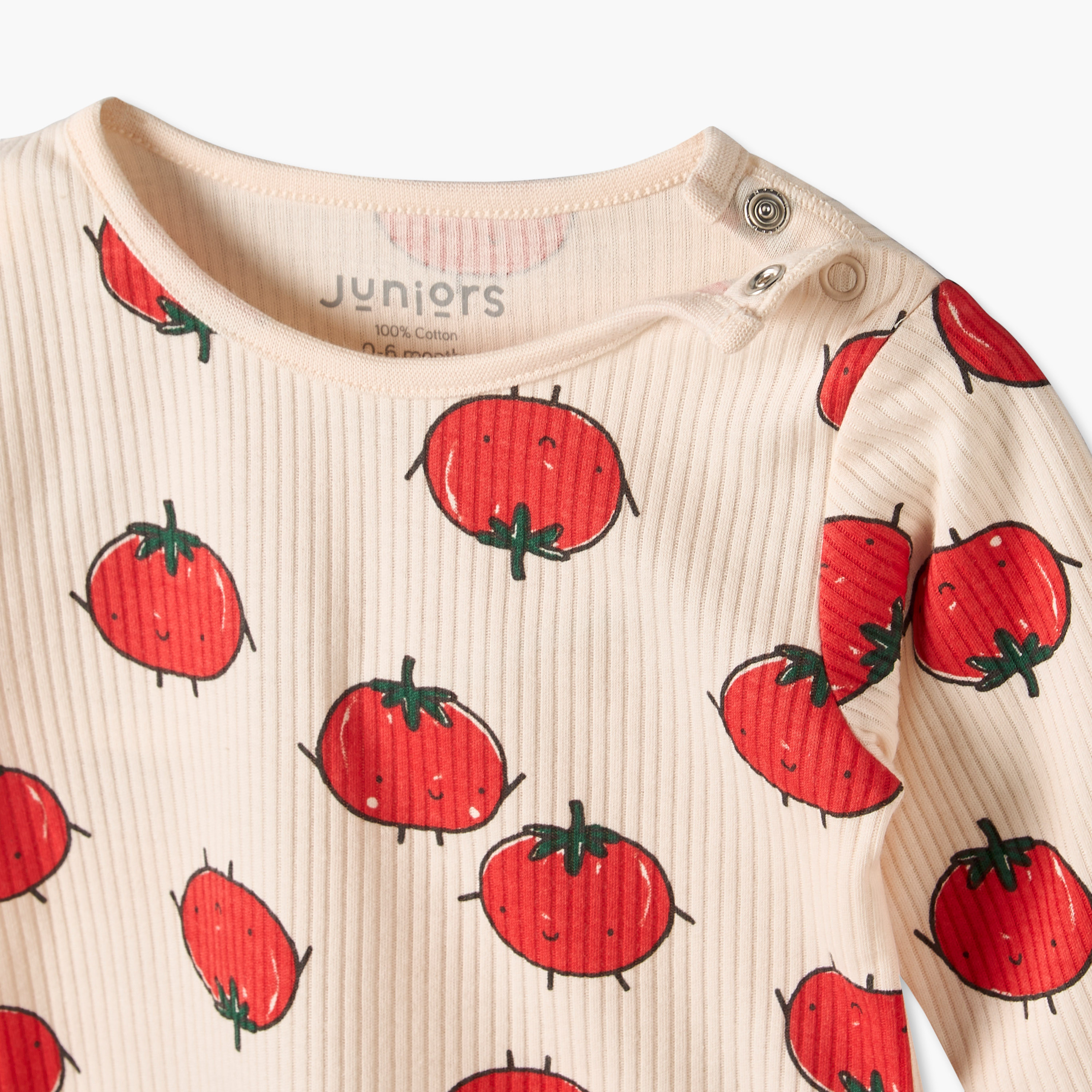 Juniors Cotton Crew Neck Long Sleeves Pyjama Set with Tomato Print-baby-boys-clothing-nightwear-pyjamasets-image-5