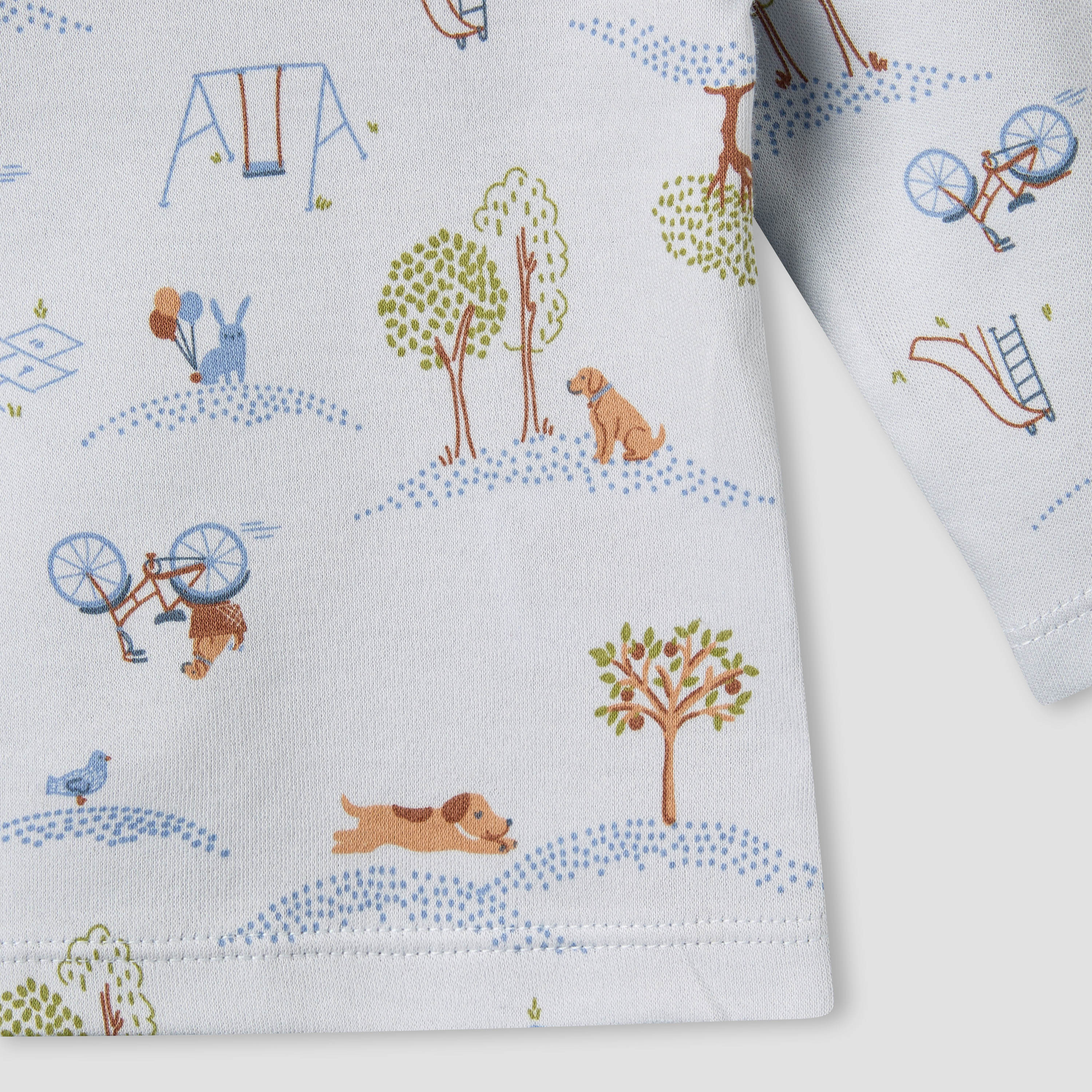 Juniors Cotton Long Sleeves Pyjama Set with Park Print-baby-boys-clothing-nightwear-pyjamasets-image-6