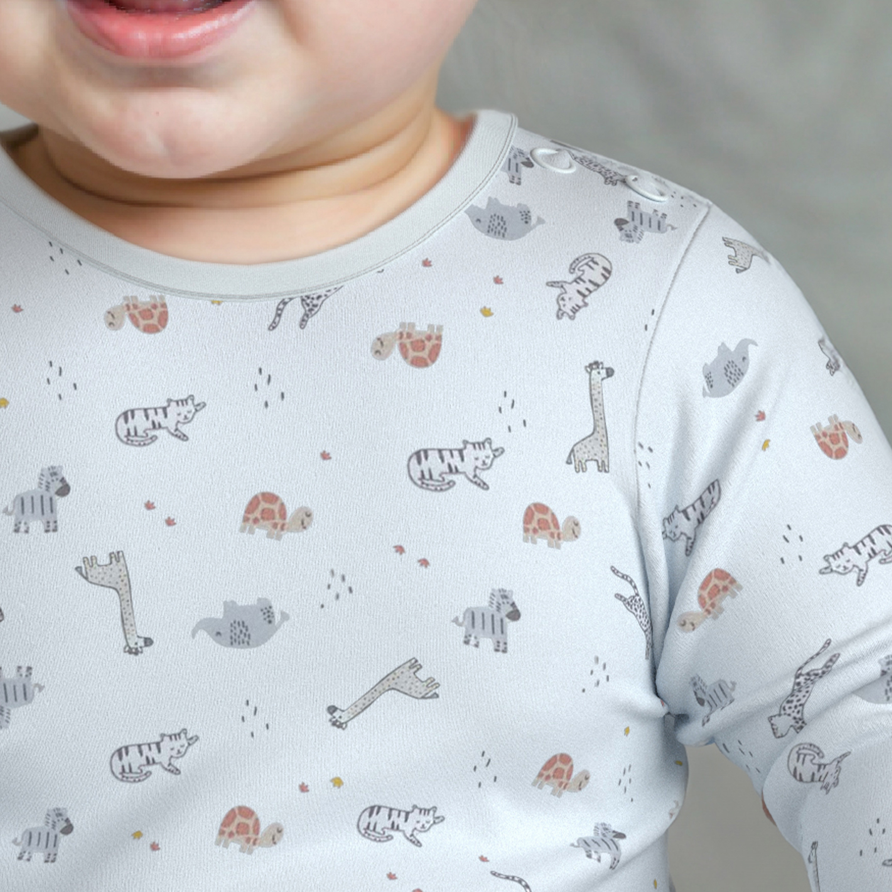 Juniors All-Over Animal Print T-shirt and Pyjama Set-baby-boys-clothing-nightwear-pyjamasets-image-6