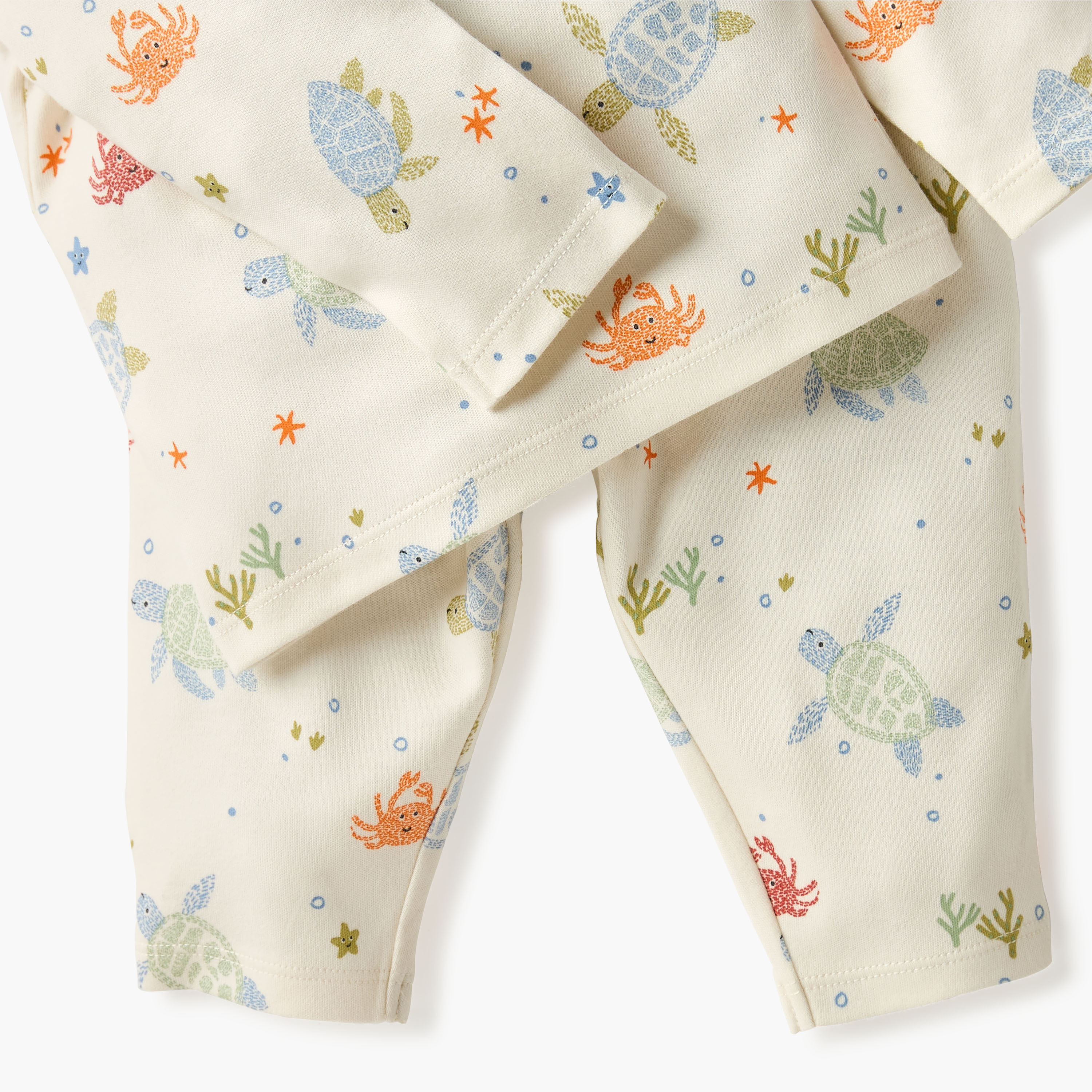 طقم بنطلون بيجاما وتيشيرت بطبعات حيوانات البحر من جونيورز-baby-boys-clothing-nightwear-pyjamasets-image-5