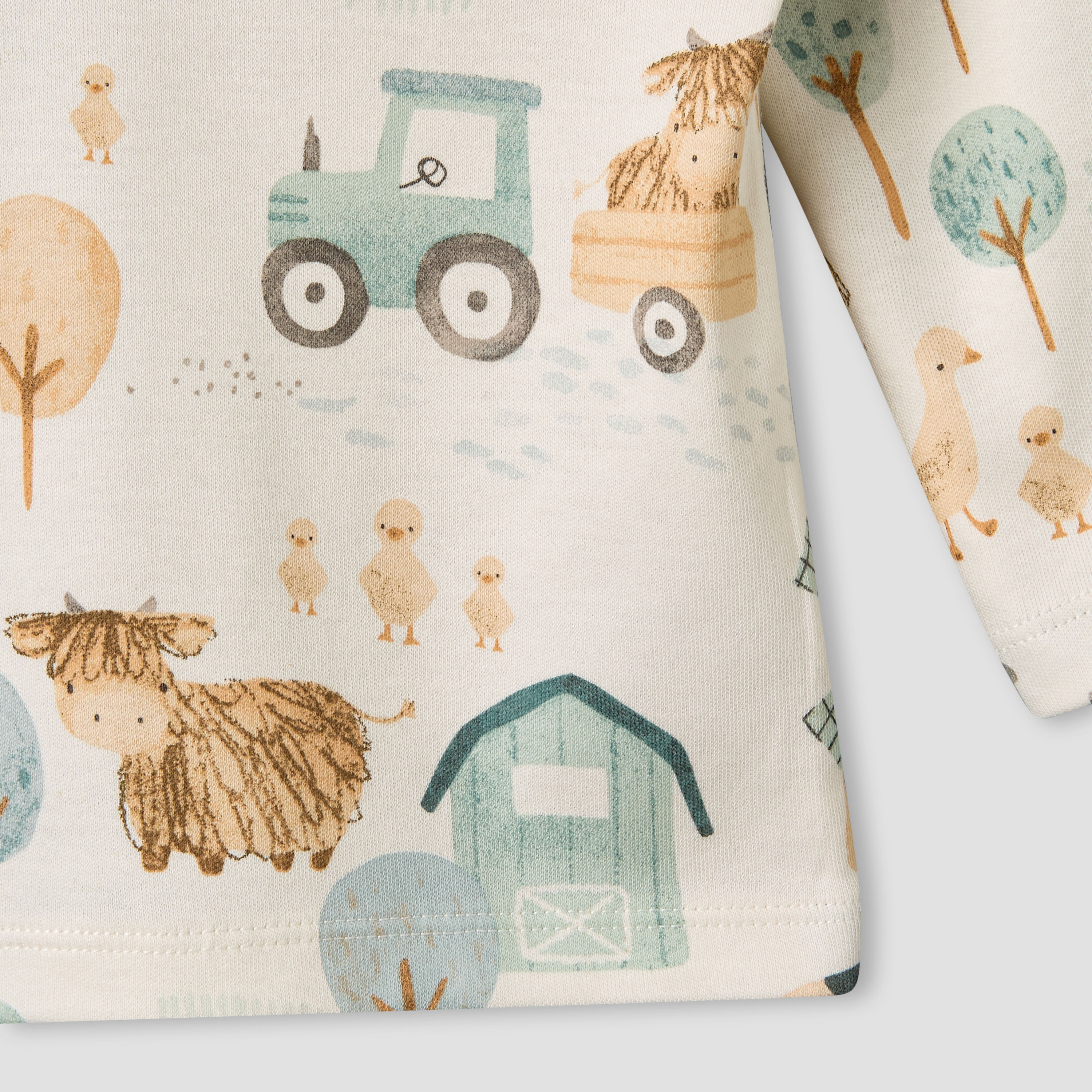Juniors Cotton Long Sleeves Pyjama Set with Farm Print-baby-boys-clothing-nightwear-pyjamasets-image-6
