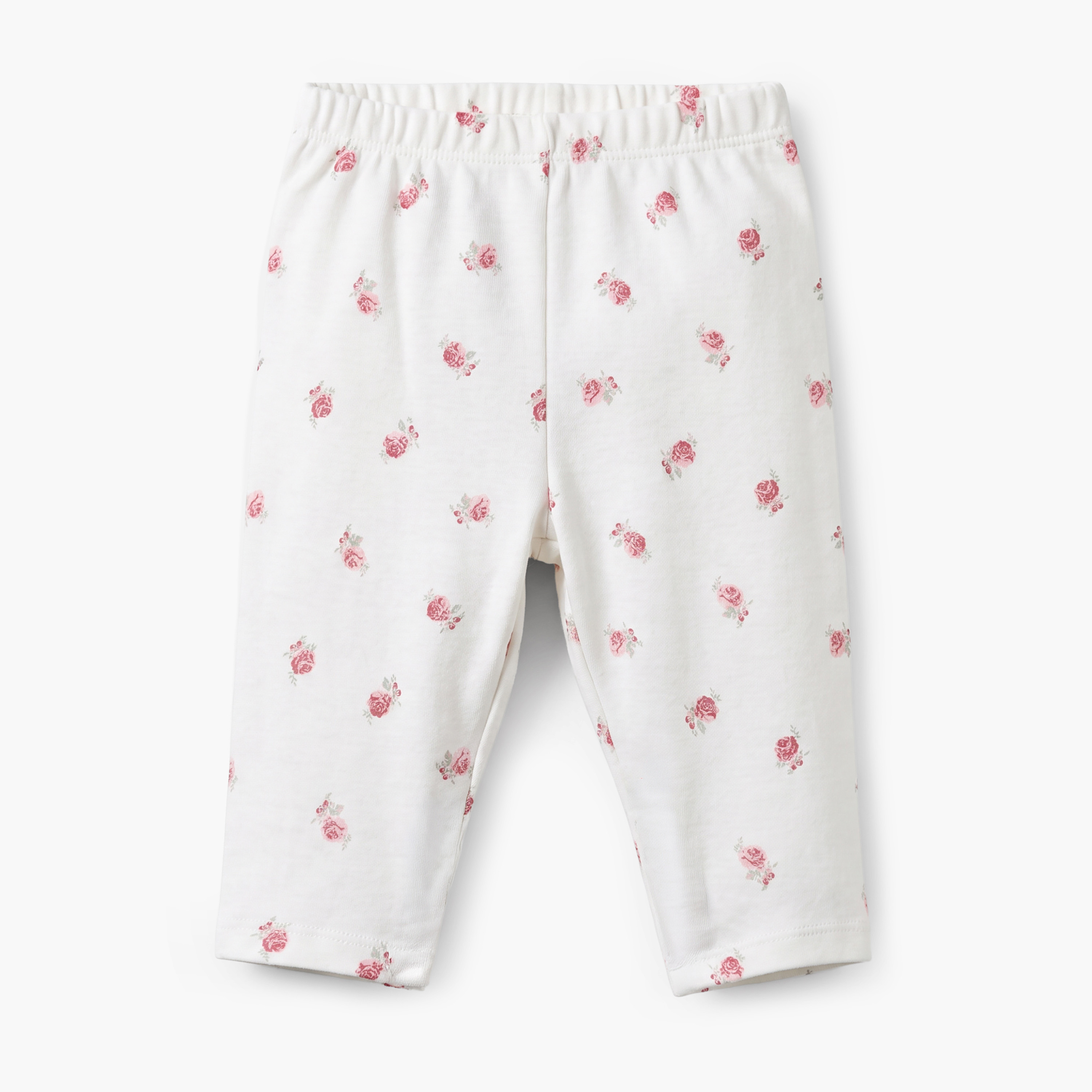 Juniors Cotton Crew Neck Long Sleeves Pyjama Set with Floral Print-baby-girls-clothing-nightwear-pyjamasets-image-4