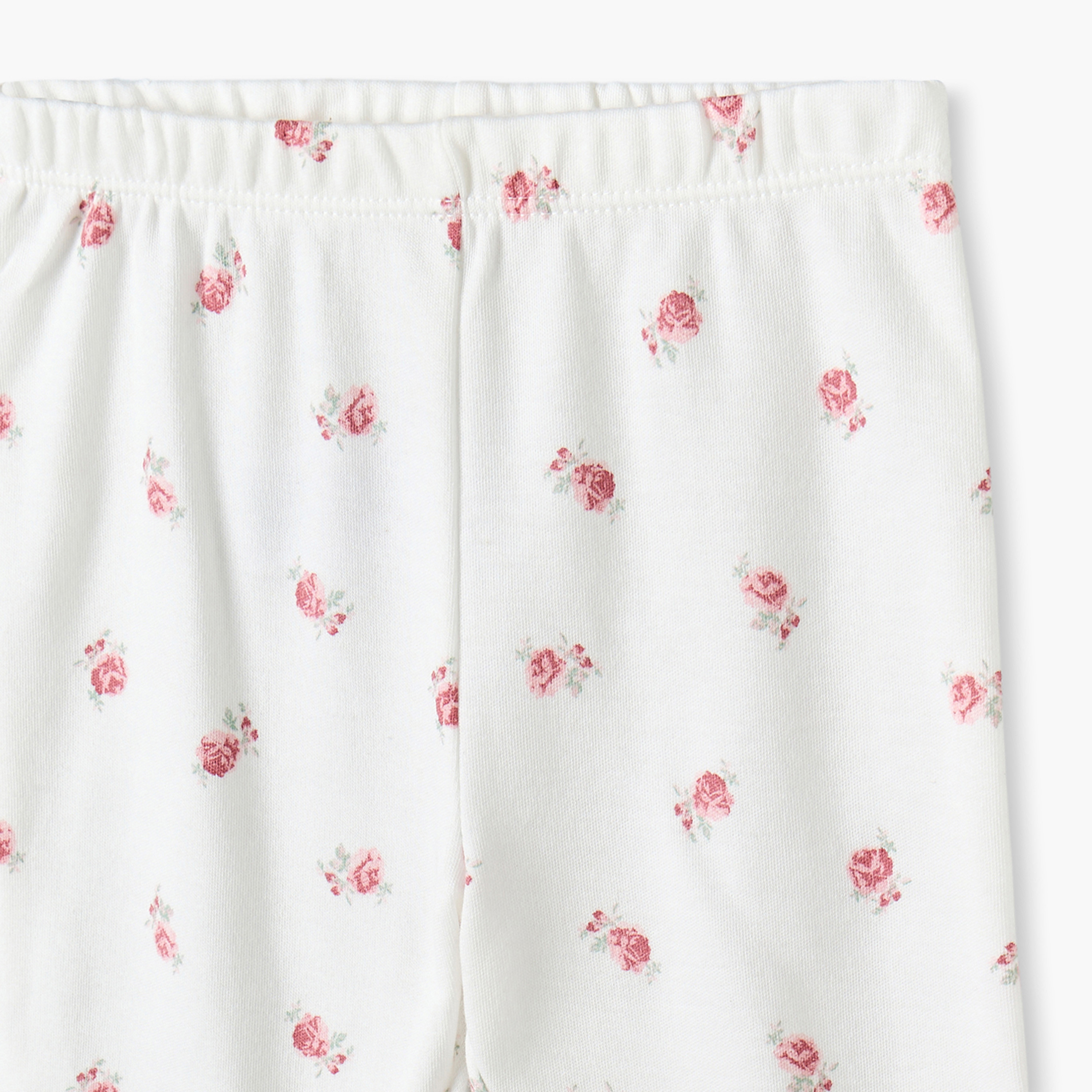 Juniors Cotton Crew Neck Long Sleeves Pyjama Set with Floral Print-baby-girls-clothing-nightwear-pyjamasets-image-8