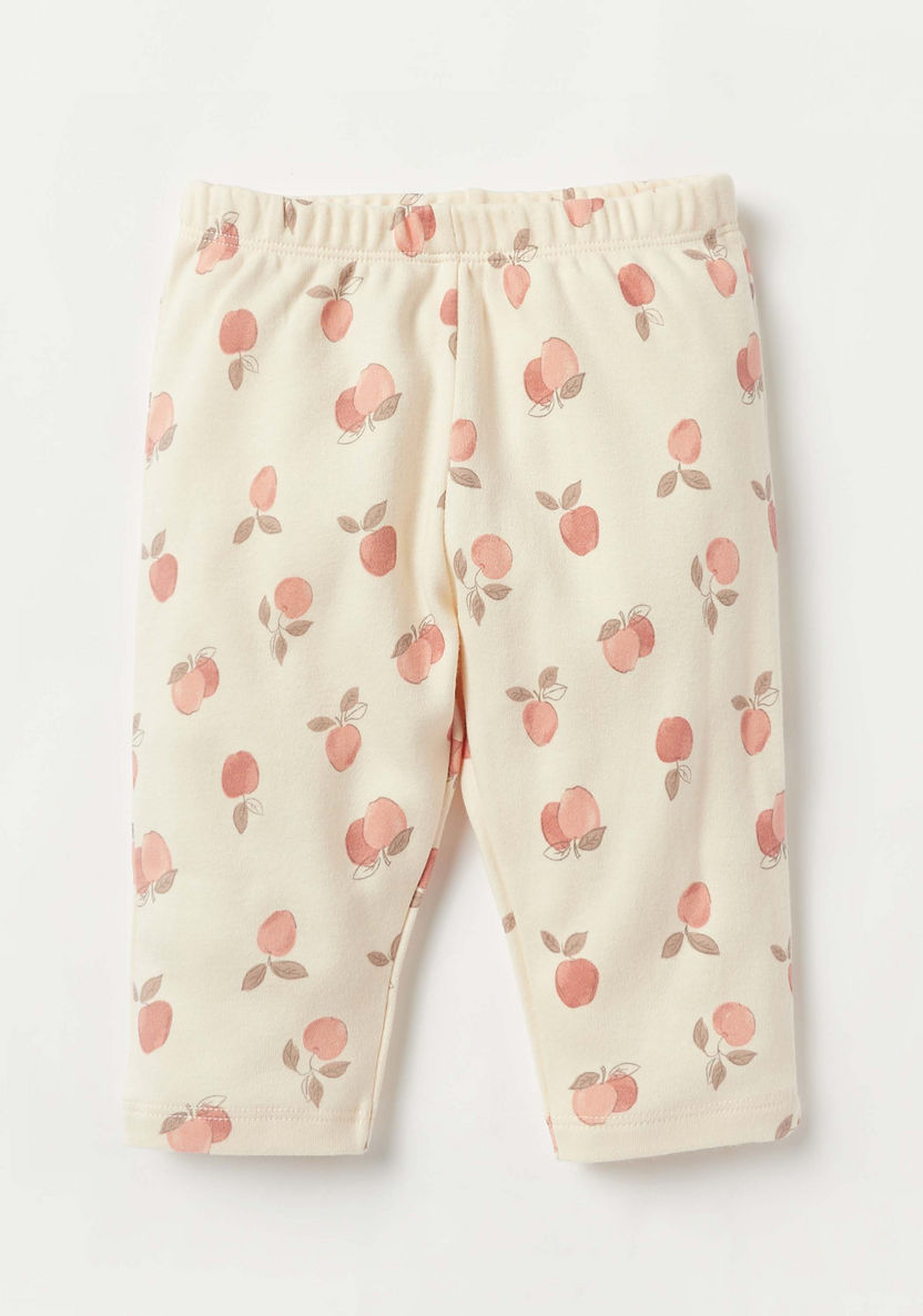 Juniors All-Over Fruits Print T-shirt and Pyjama Set-Pyjama Sets-image-2