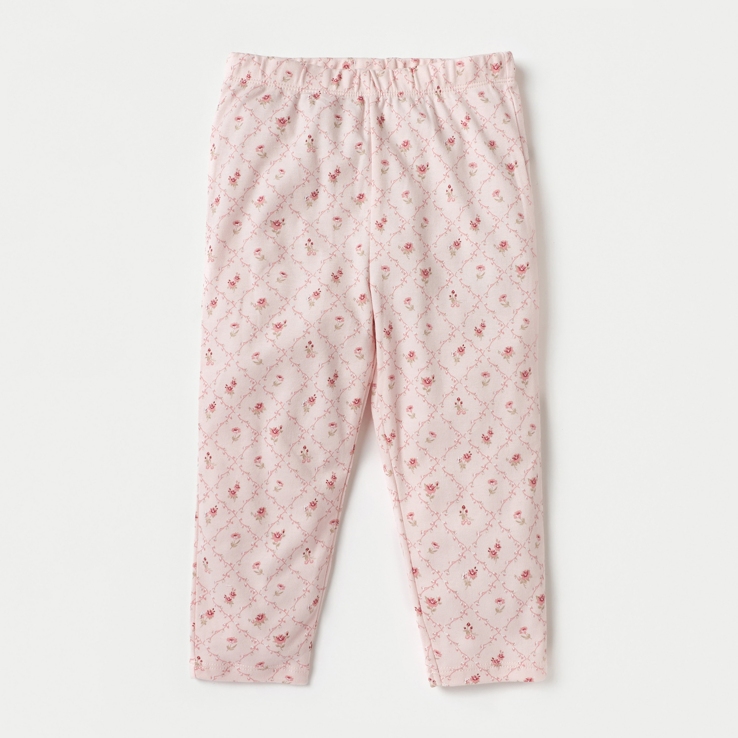 Juniors All-Over Floral Print T-shirt and Pyjama Set-baby-girls-clothing-nightwear-pyjamasets-image-3