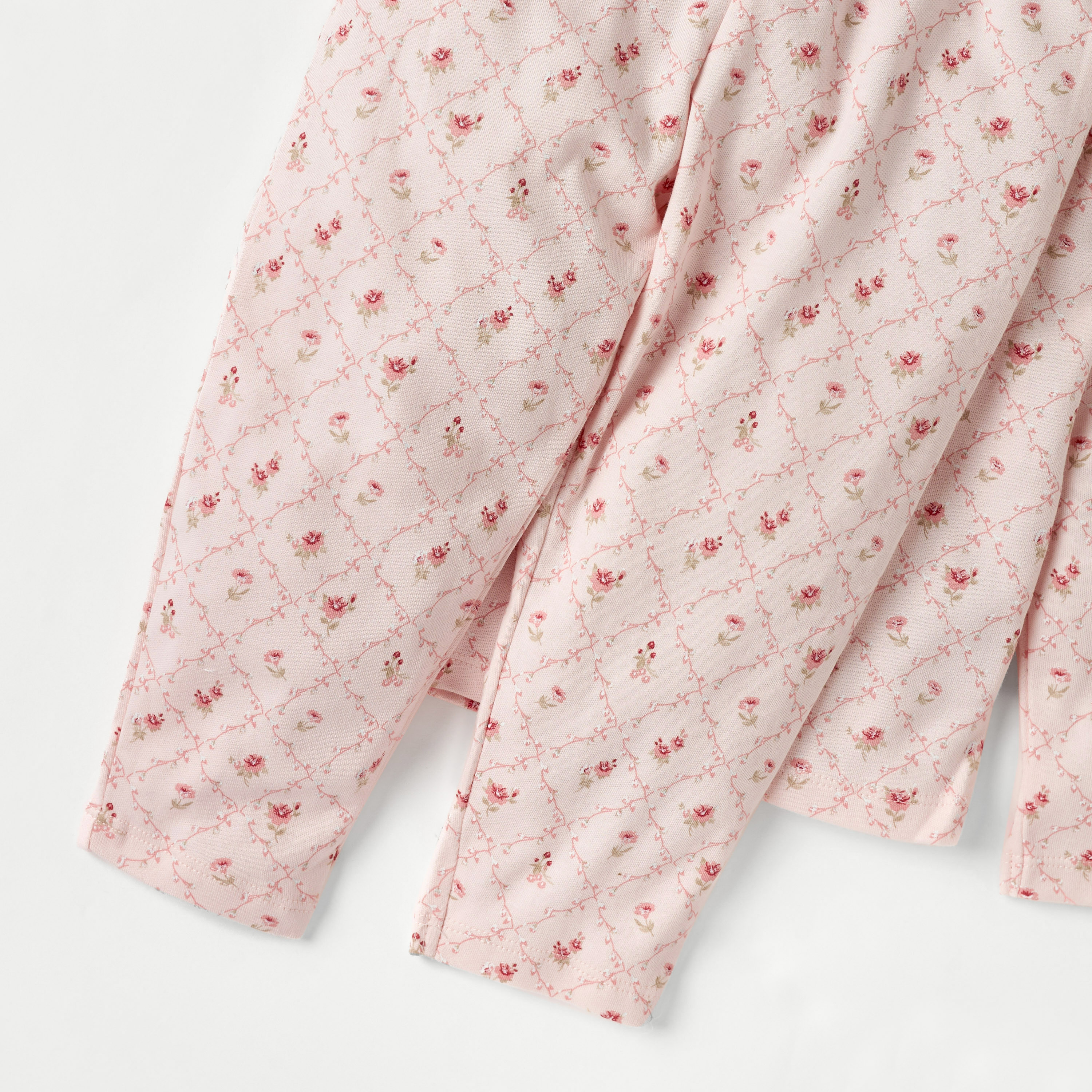Juniors All-Over Floral Print T-shirt and Pyjama Set-baby-girls-clothing-nightwear-pyjamasets-image-5