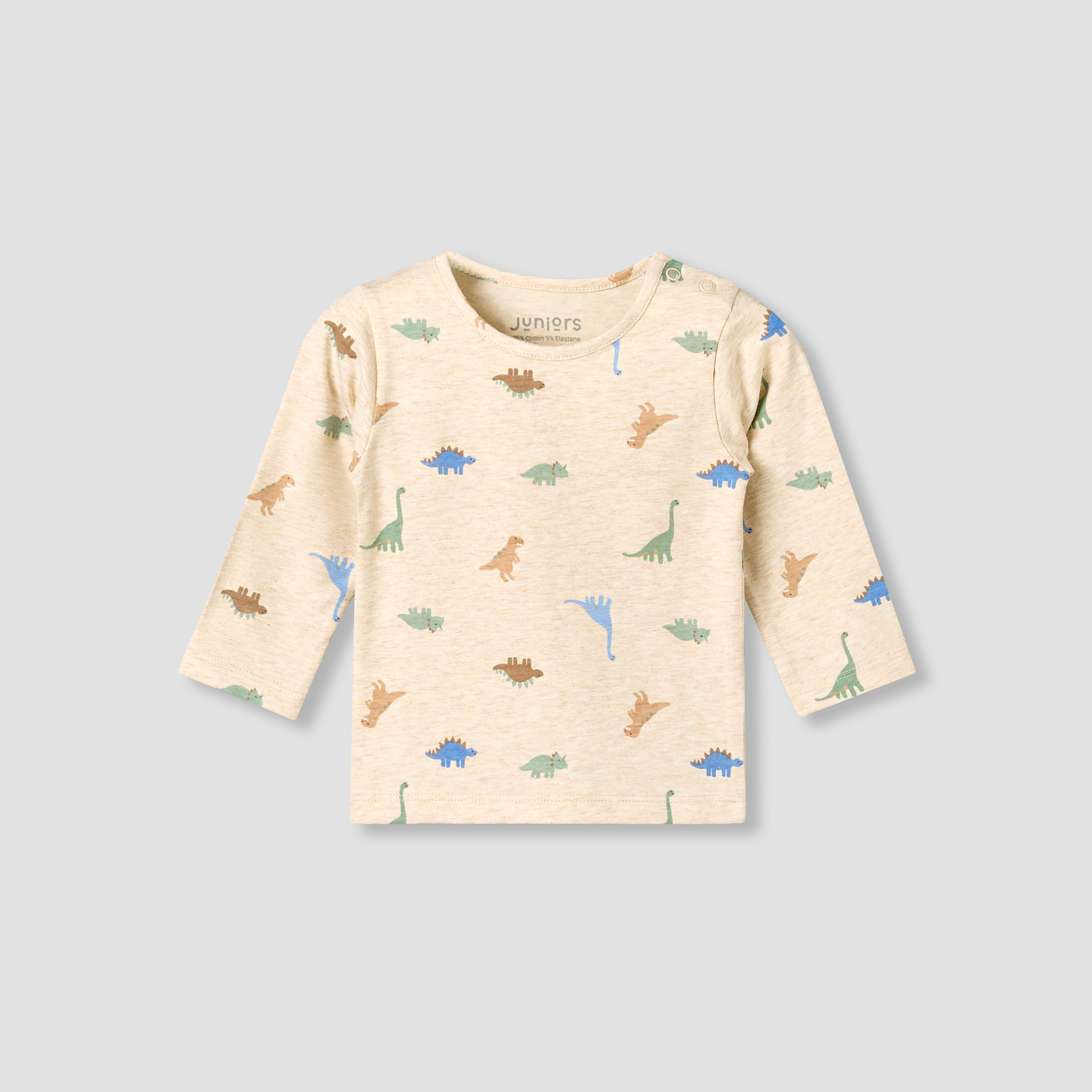 Juniors Cotton Long Sleeves Pyjama Set with Dinosaur Print-baby-boys-clothing-nightwear-pyjamasets-image-3