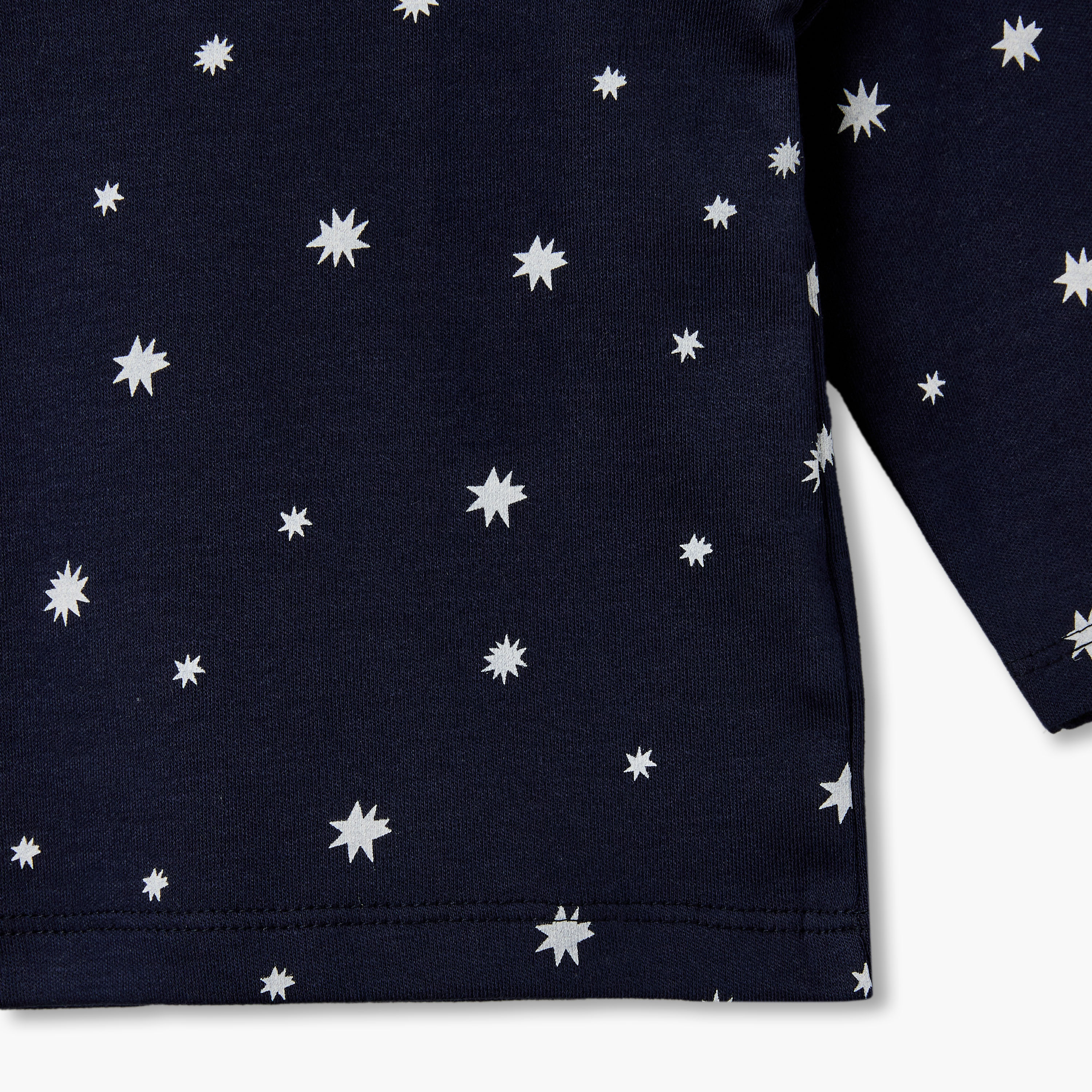 Juniors Cotton Crew Neck Long Sleeves Pyjama Set with Star Print-baby-boys-clothing-nightwear-pyjamasets-image-7