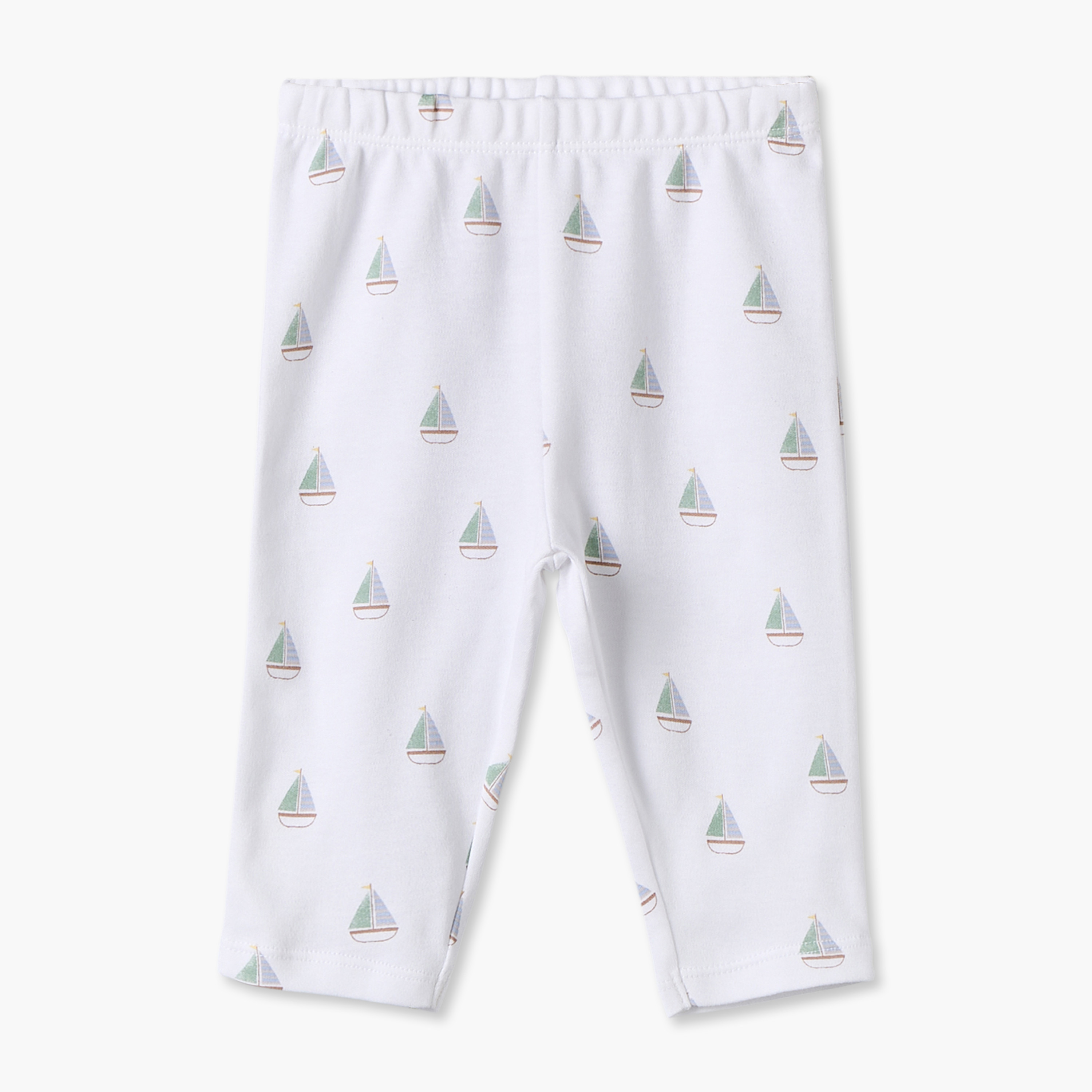 طقم بيجاما قطني بياقة مستديرة وأكمام طويلة بطبعة قارب شراعي من جونيورز-baby-boys-clothing-nightwear-pyjamasets-image-4