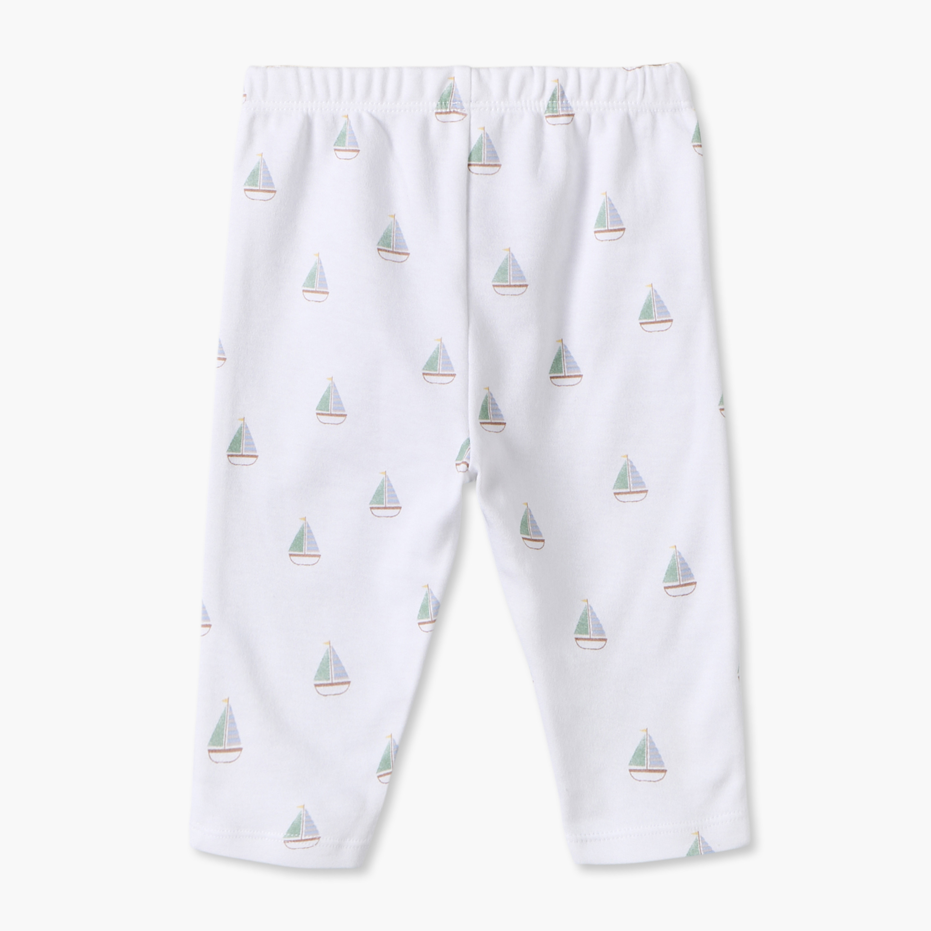 طقم بيجاما قطني بياقة مستديرة وأكمام طويلة بطبعة قارب شراعي من جونيورز-baby-boys-clothing-nightwear-pyjamasets-image-6