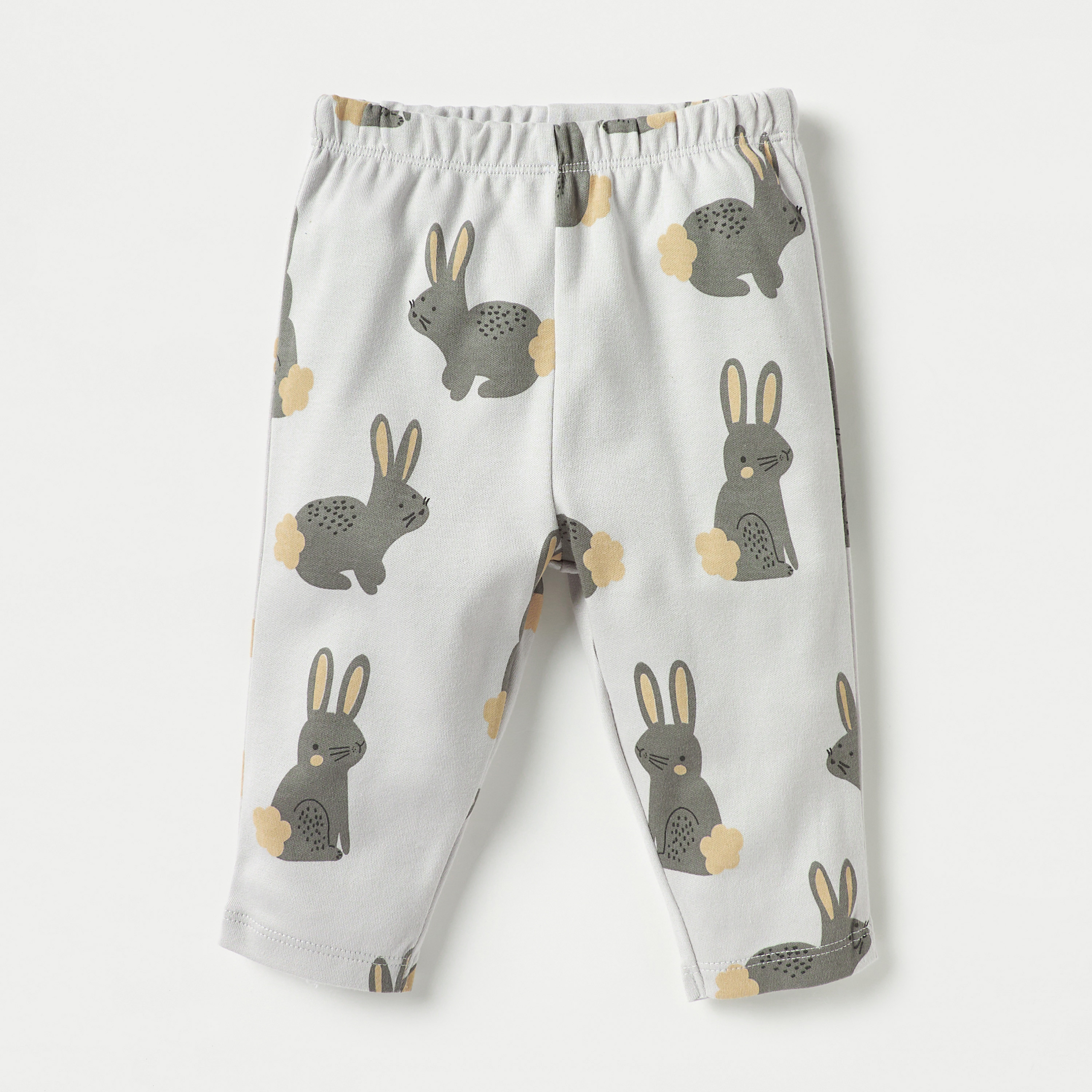 Juniors All-Over Bunny Print T-shirt and Pyjama Set-baby-girls-clothing-nightwear-pyjamasets-image-3