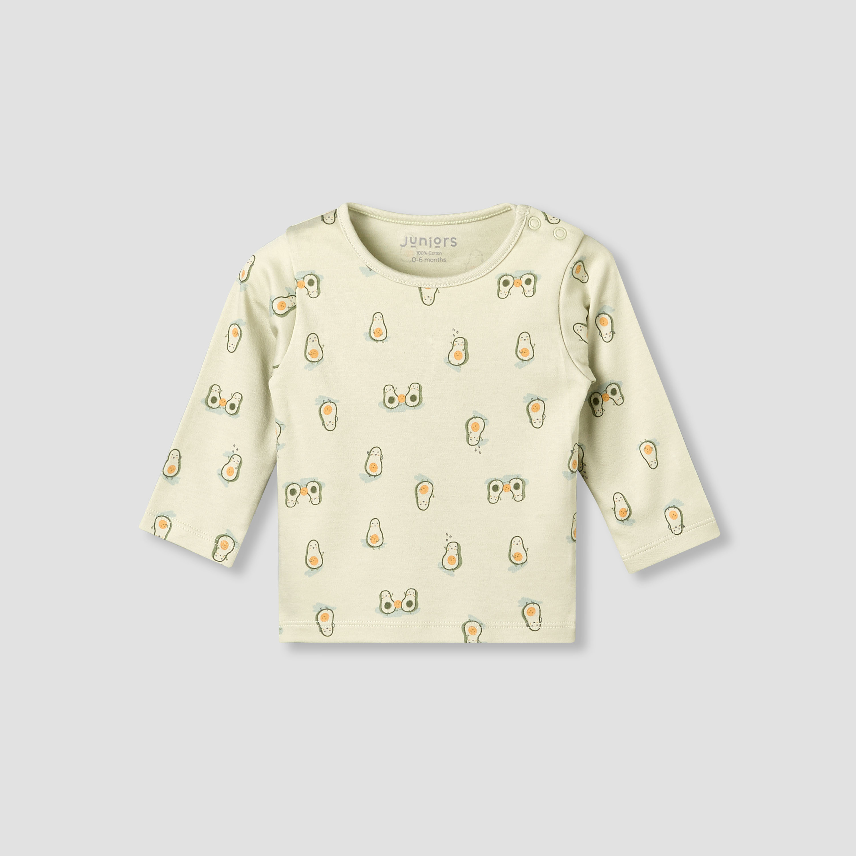 Juniors Cotton Long Sleeves Pyjama Set with Avocado Print-baby-boys-clothing-nightwear-pyjamasets-image-3