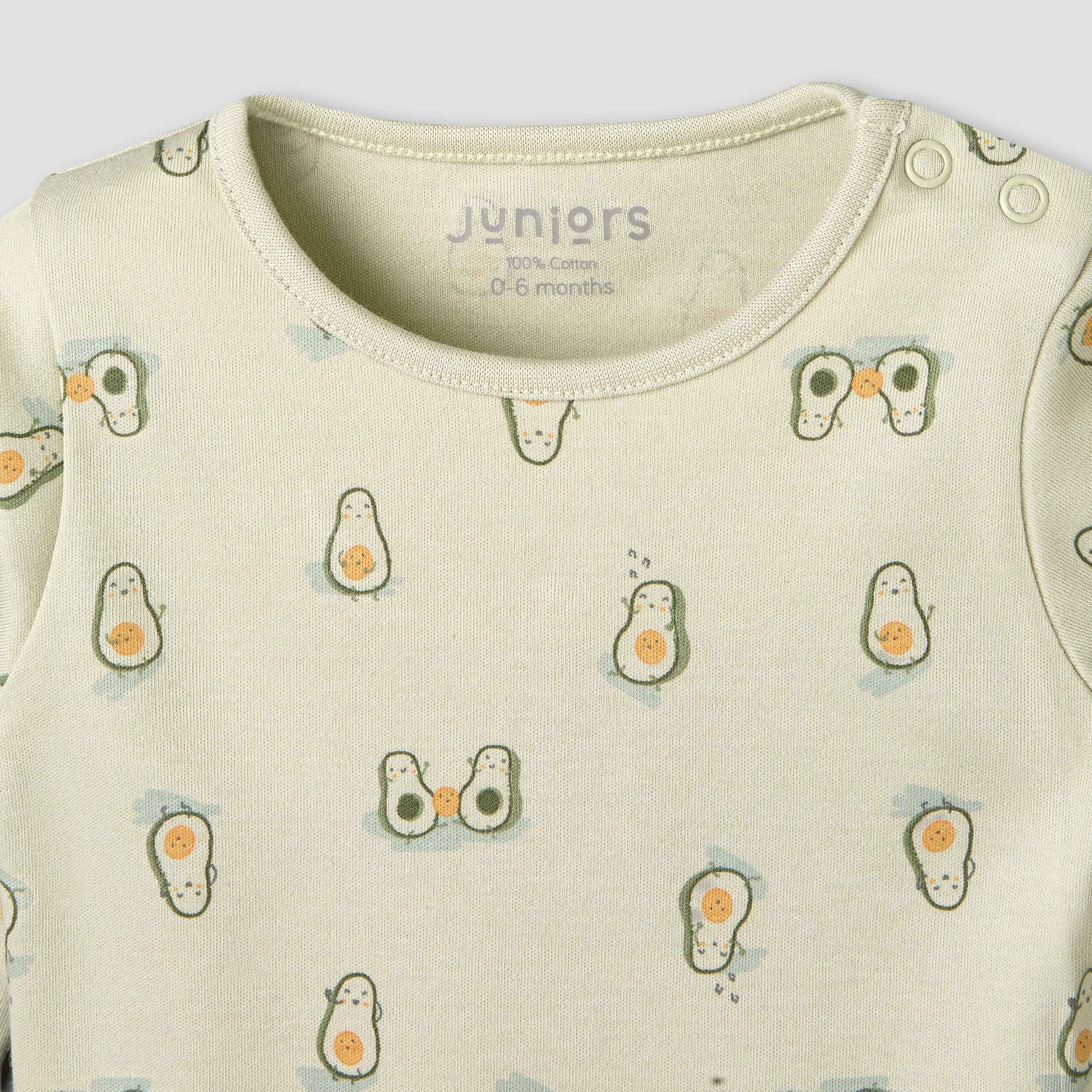 Juniors Cotton Long Sleeves Pyjama Set with Avocado Print-baby-boys-clothing-nightwear-pyjamasets-image-5