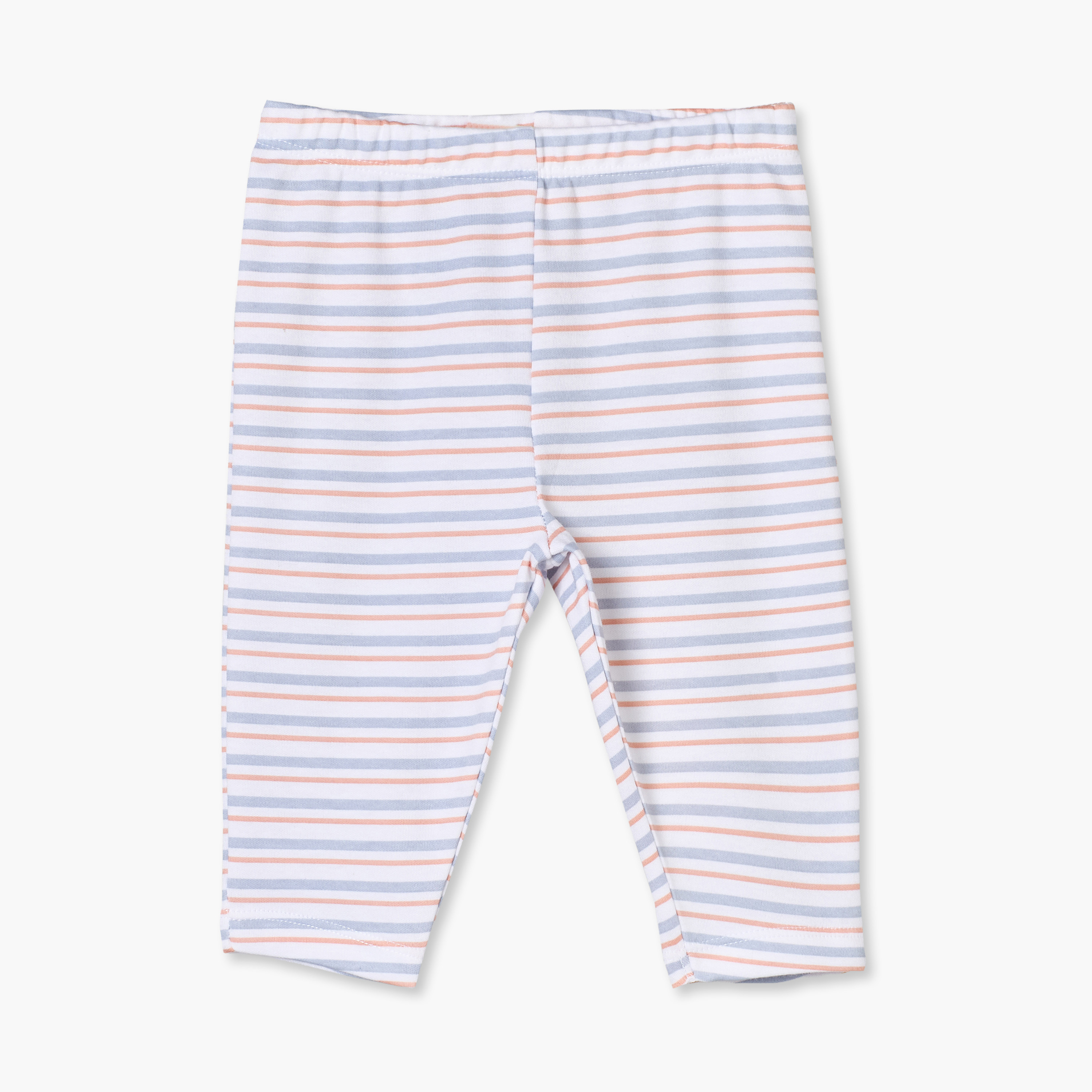 طقم بيجاما قطن مخطط بأكمام طويلة وياقة ضيقة من جونيورز-baby-boys-clothing-nightwear-pyjamasets-image-4