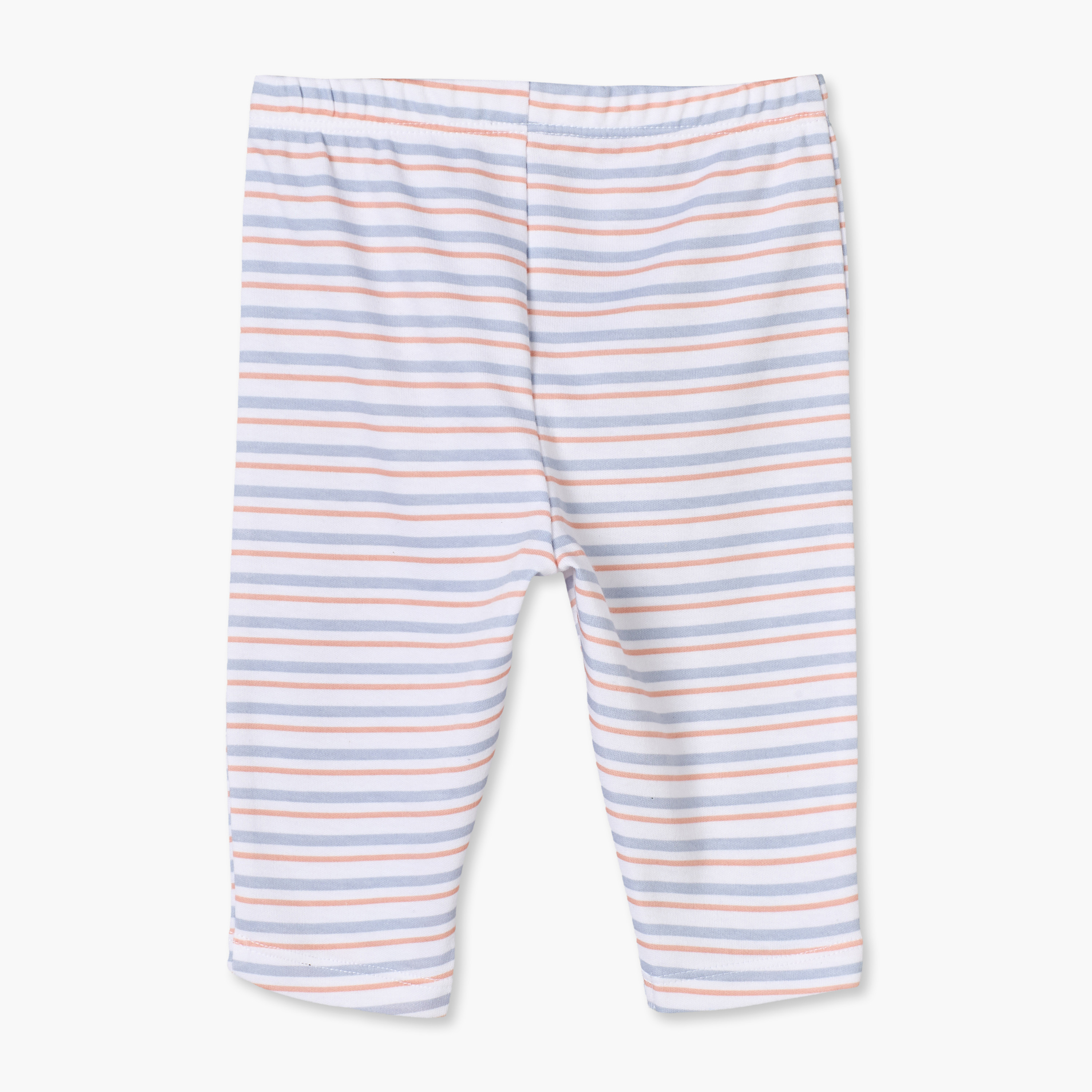 طقم بيجاما قطن مخطط بأكمام طويلة وياقة ضيقة من جونيورز-baby-boys-clothing-nightwear-pyjamasets-image-6