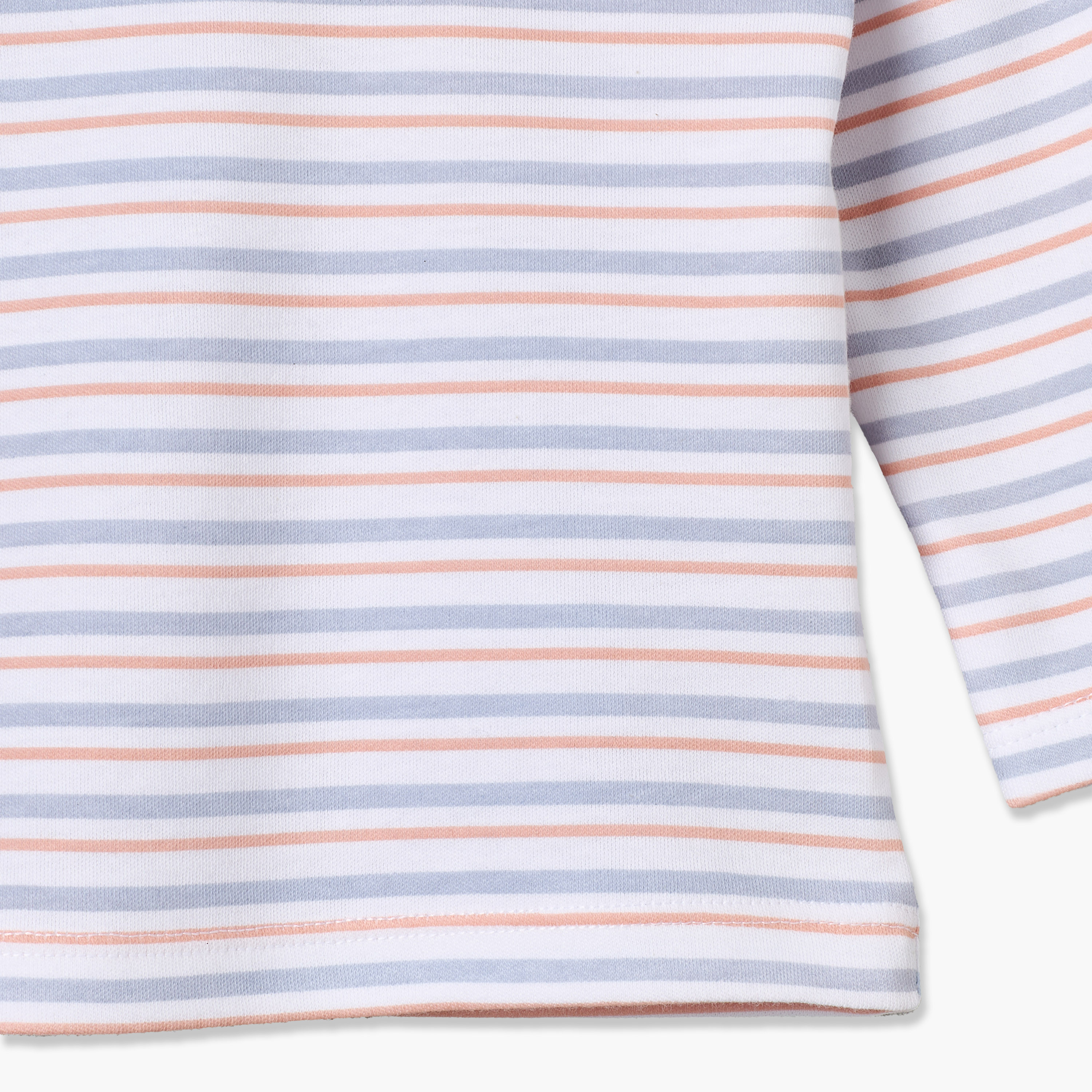 طقم بيجاما قطن مخطط بأكمام طويلة وياقة ضيقة من جونيورز-baby-boys-clothing-nightwear-pyjamasets-image-8