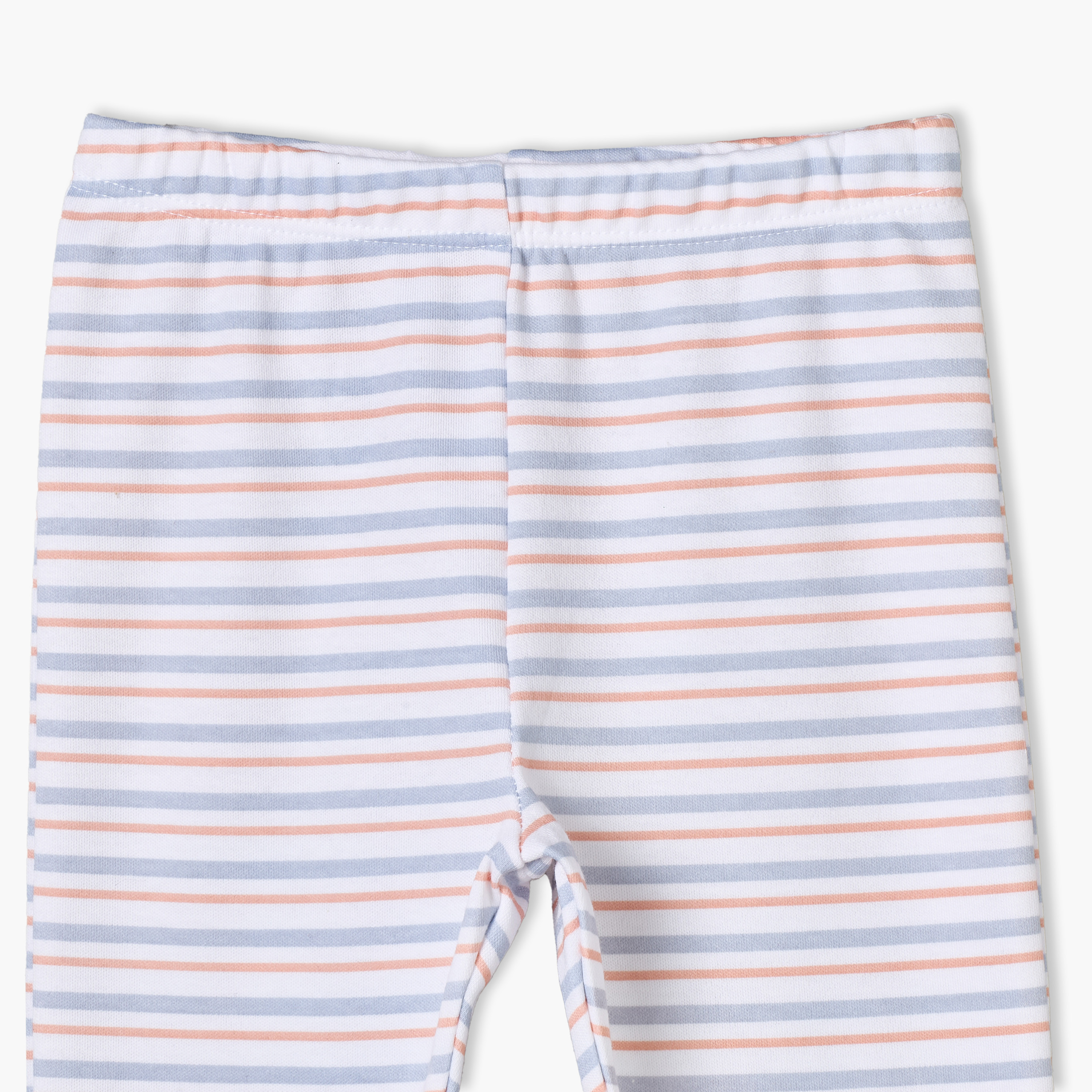 طقم بيجاما قطن مخطط بأكمام طويلة وياقة ضيقة من جونيورز-baby-boys-clothing-nightwear-pyjamasets-image-9