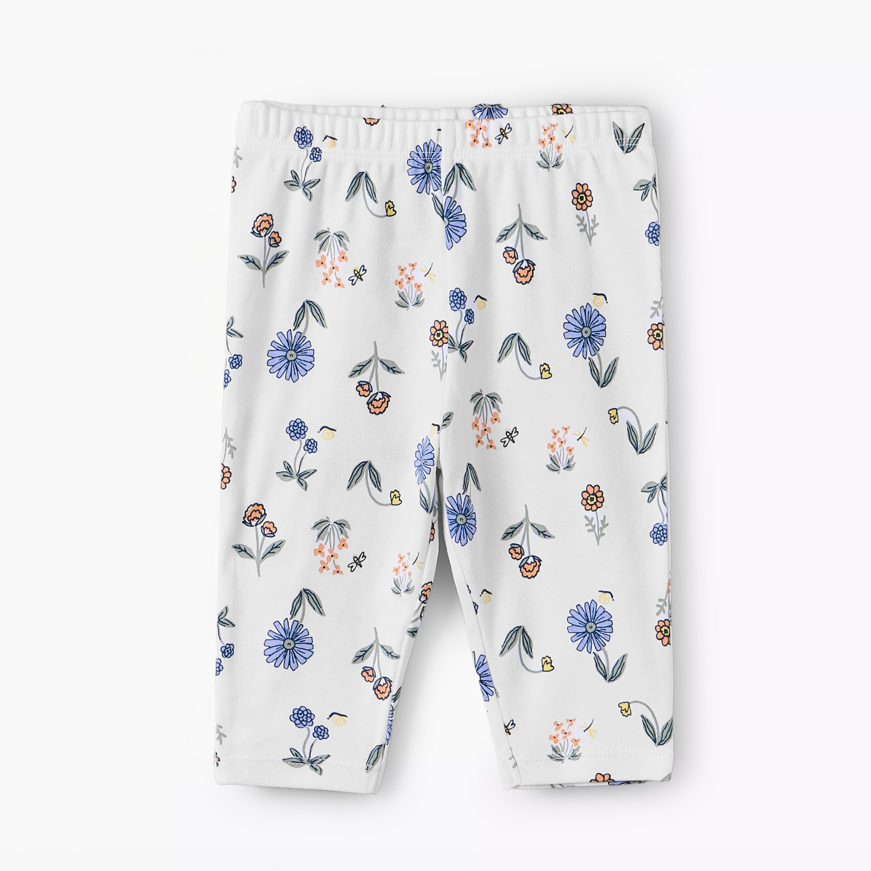 Juniors Cotton Round Neck Long Sleeves Pyjama Set with Floral Print-baby-girls-clothing-nightwear-pyjamasets-image-4