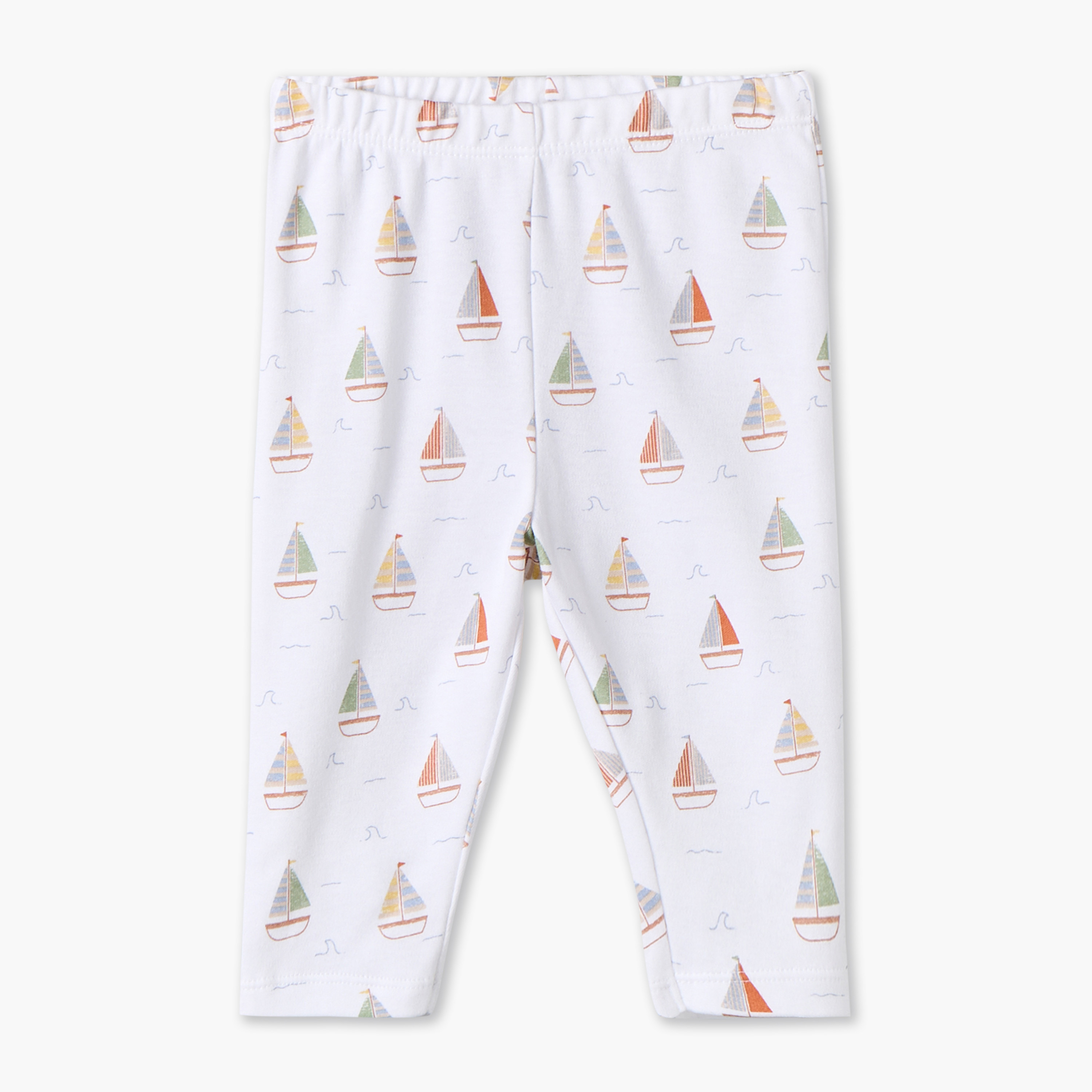 طقم بيجاما قطني بياقة مستديرة وأكمام طويلة بطبعة قارب شراعي من جونيورز-baby-boys-clothing-nightwear-pyjamasets-image-4