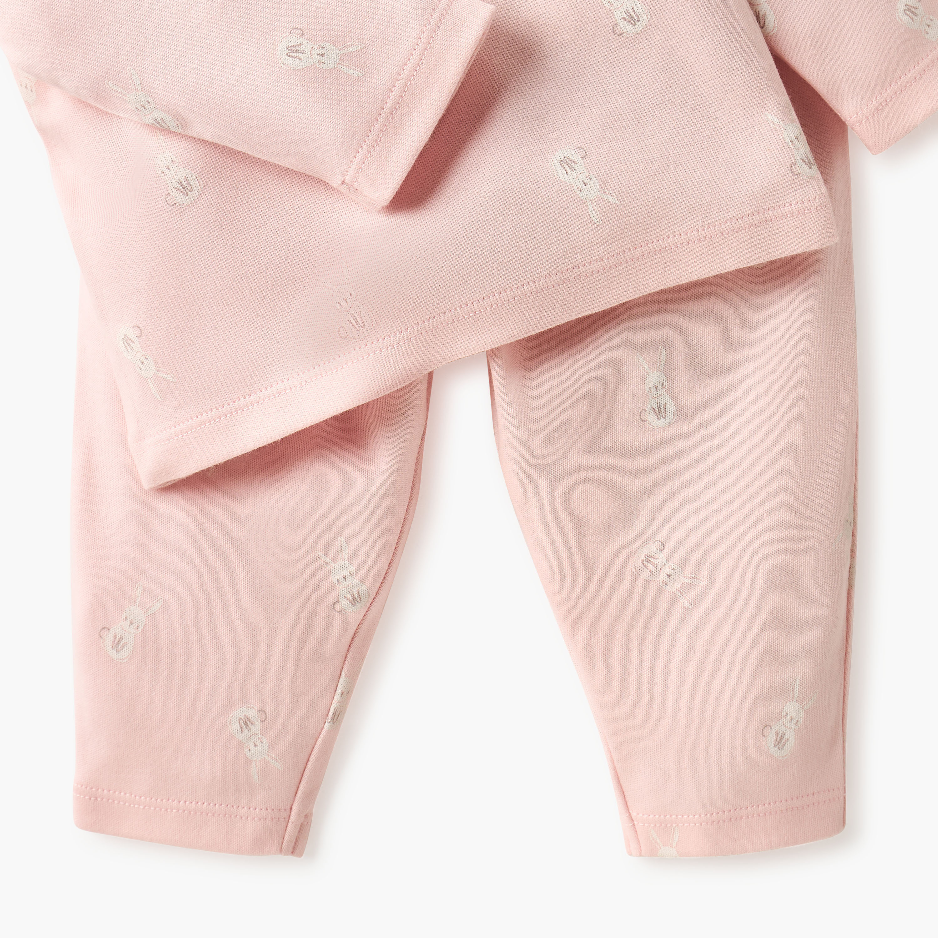 Juniors Printed T-shirt and Pyjama Set-baby-girls-clothing-nightwear-pyjamasets-image-5