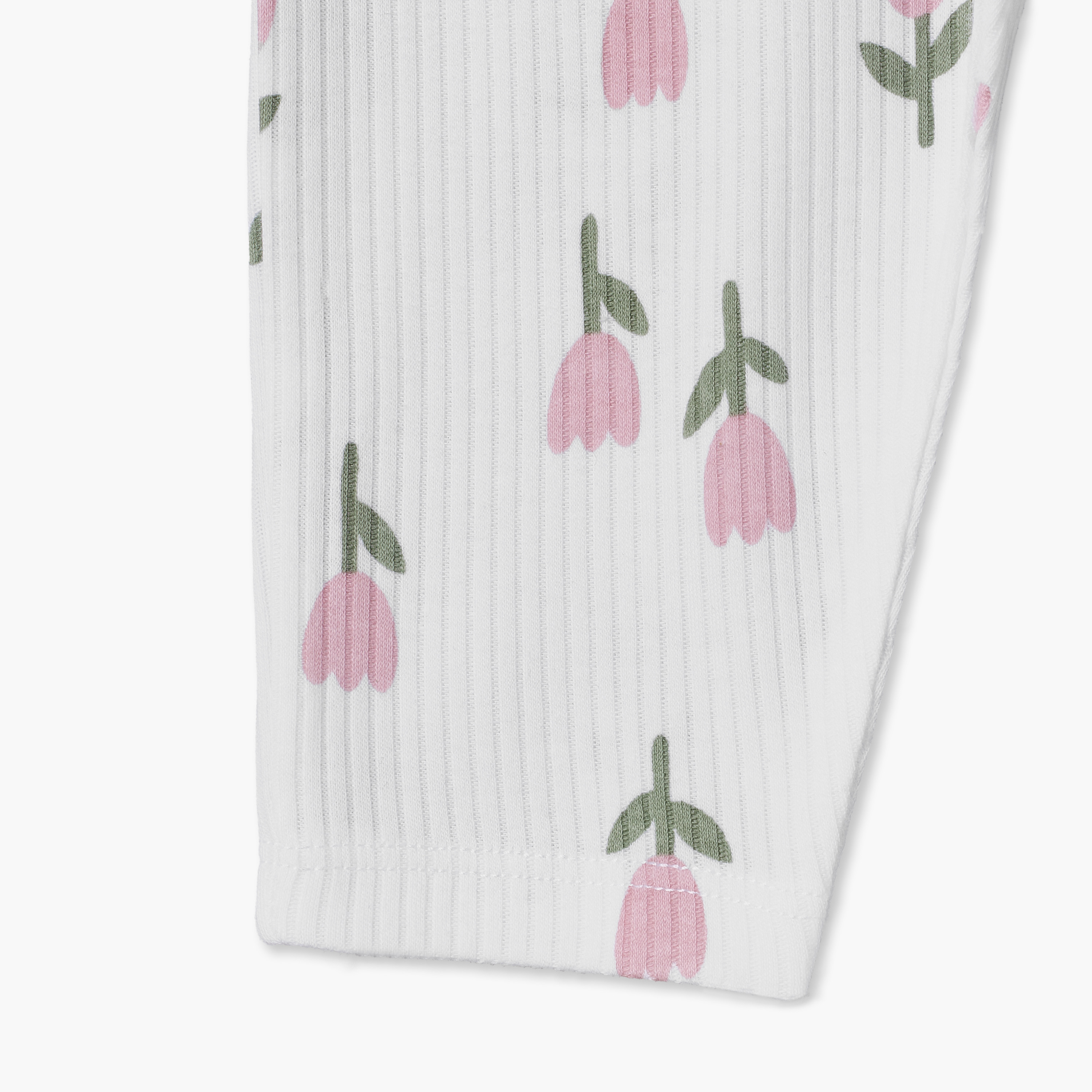 طقم بيجاما قطني بياقة مستديرة وأكمام طويلة بطبعة زهور التوليب من جونيورز-baby-girls-clothing-nightwear-pyjamasets-image-19