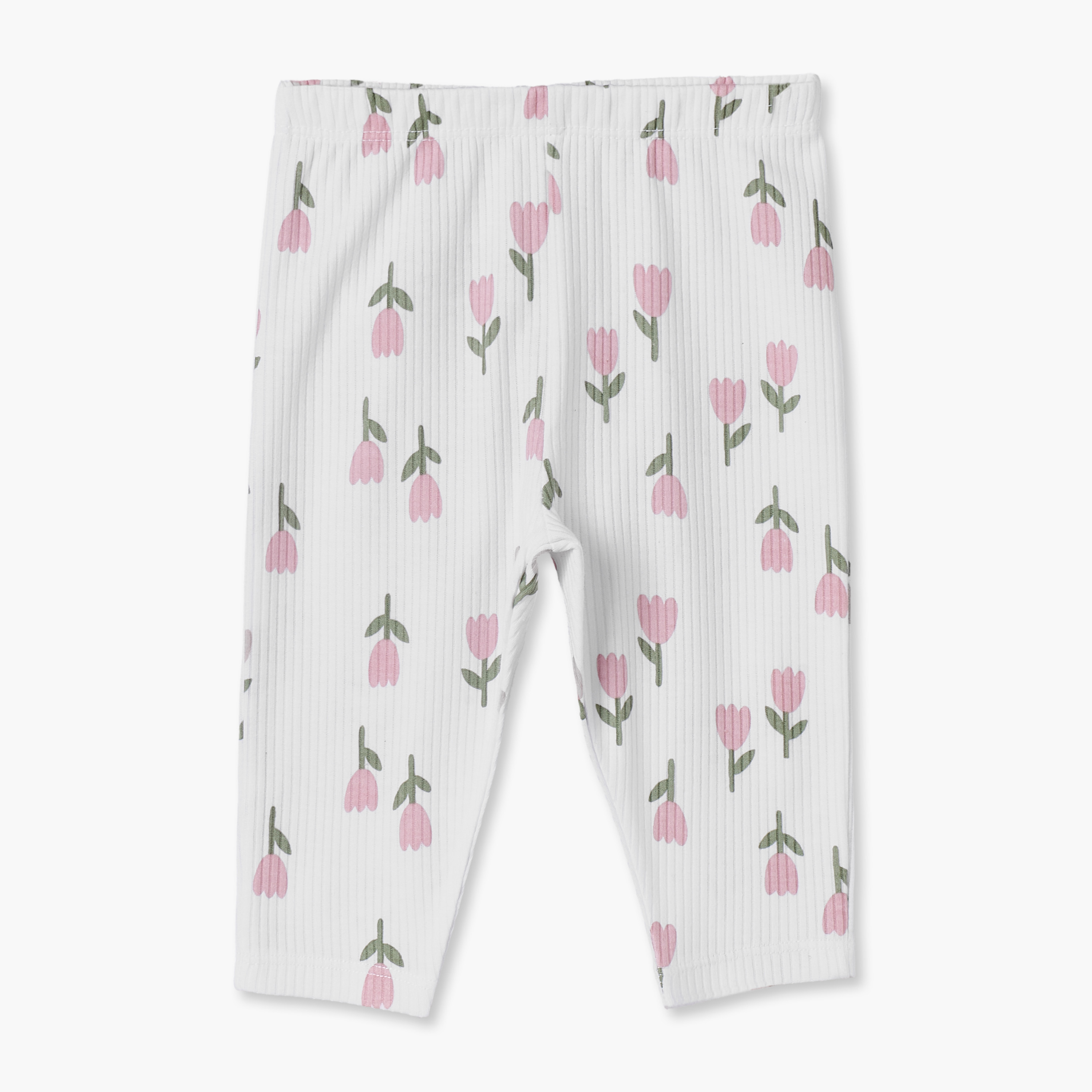 Juniors Cotton Crew Neck Long Sleeves Pyjama Set with Tulip Print-baby-girls-clothing-nightwear-pyjamasets-image-3