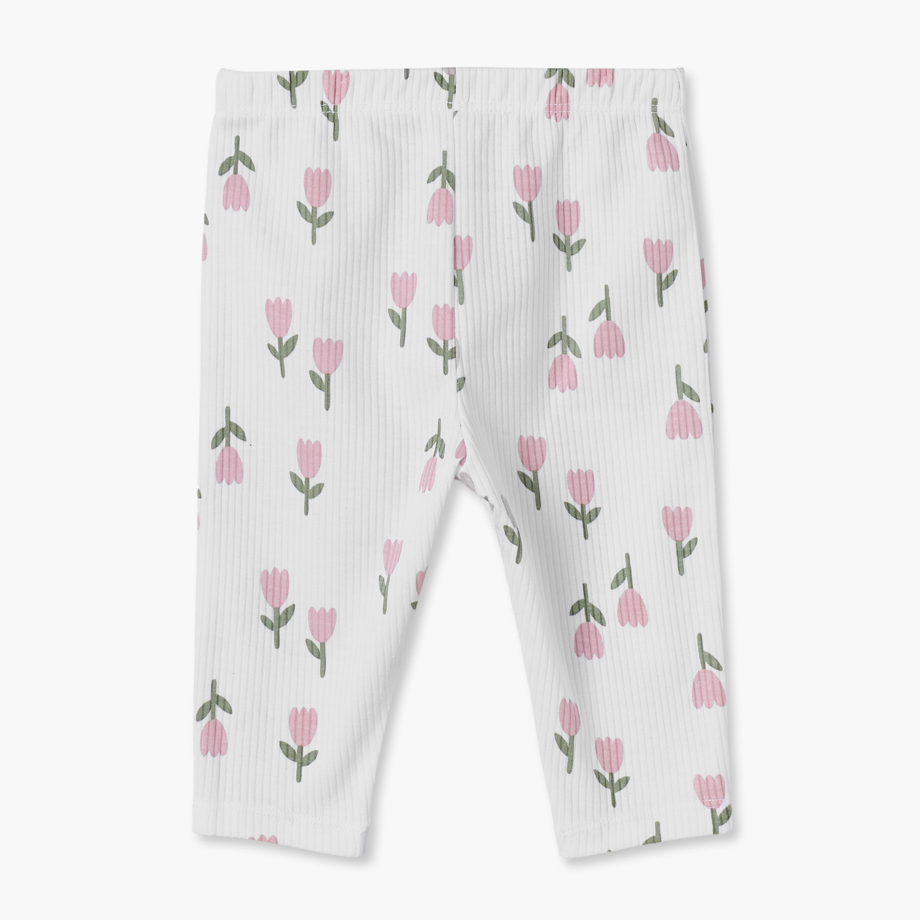 Juniors Cotton Crew Neck Long Sleeves Pyjama Set with Tulip Print-baby-girls-clothing-nightwear-pyjamasets-image-5