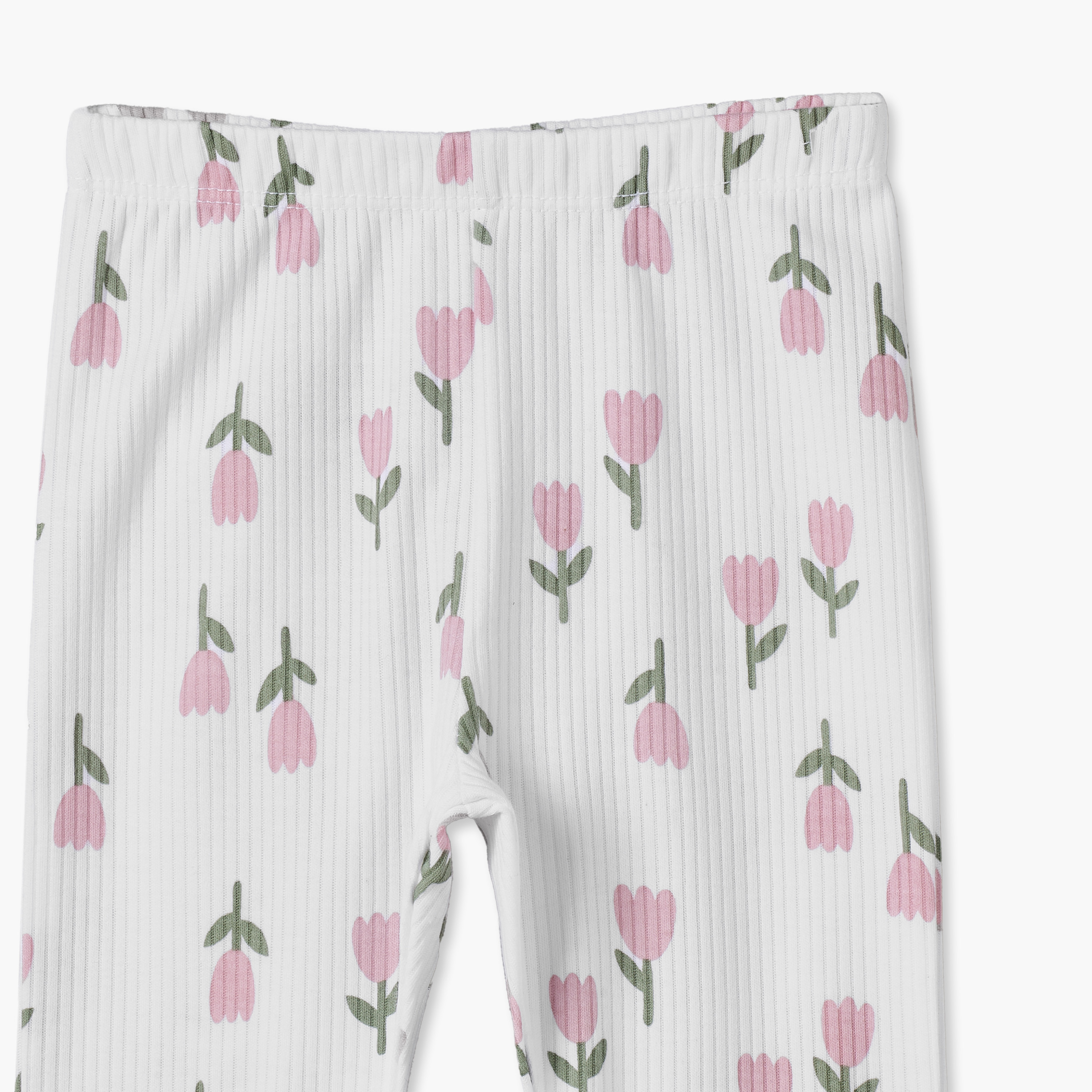 Juniors Cotton Crew Neck Long Sleeves Pyjama Set with Tulip Print-baby-girls-clothing-nightwear-pyjamasets-image-8