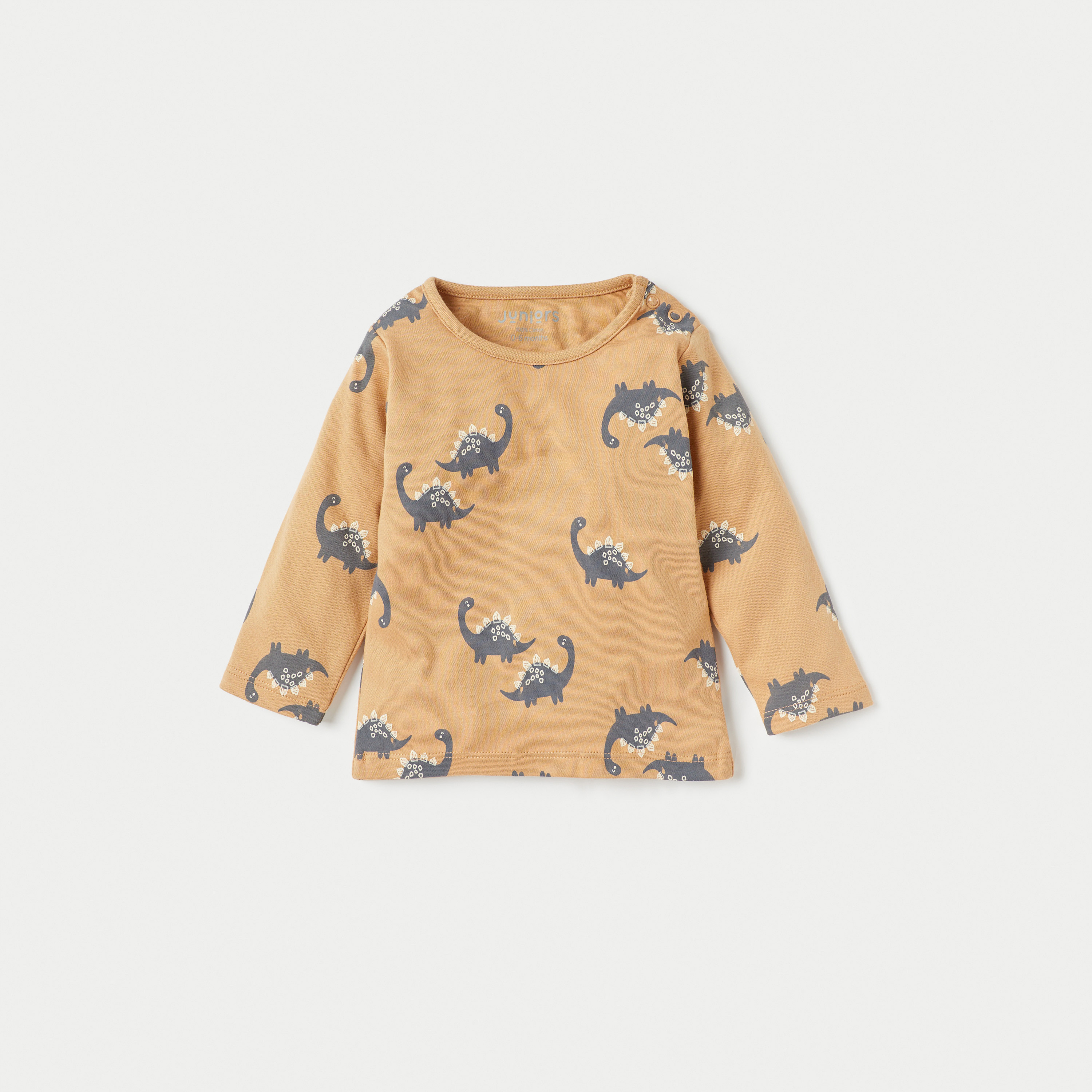 Juniors All-Over Dinosaur Print T-shirt and Pyjama Set-baby-boys-clothing-nightwear-pyjamasets-image-2