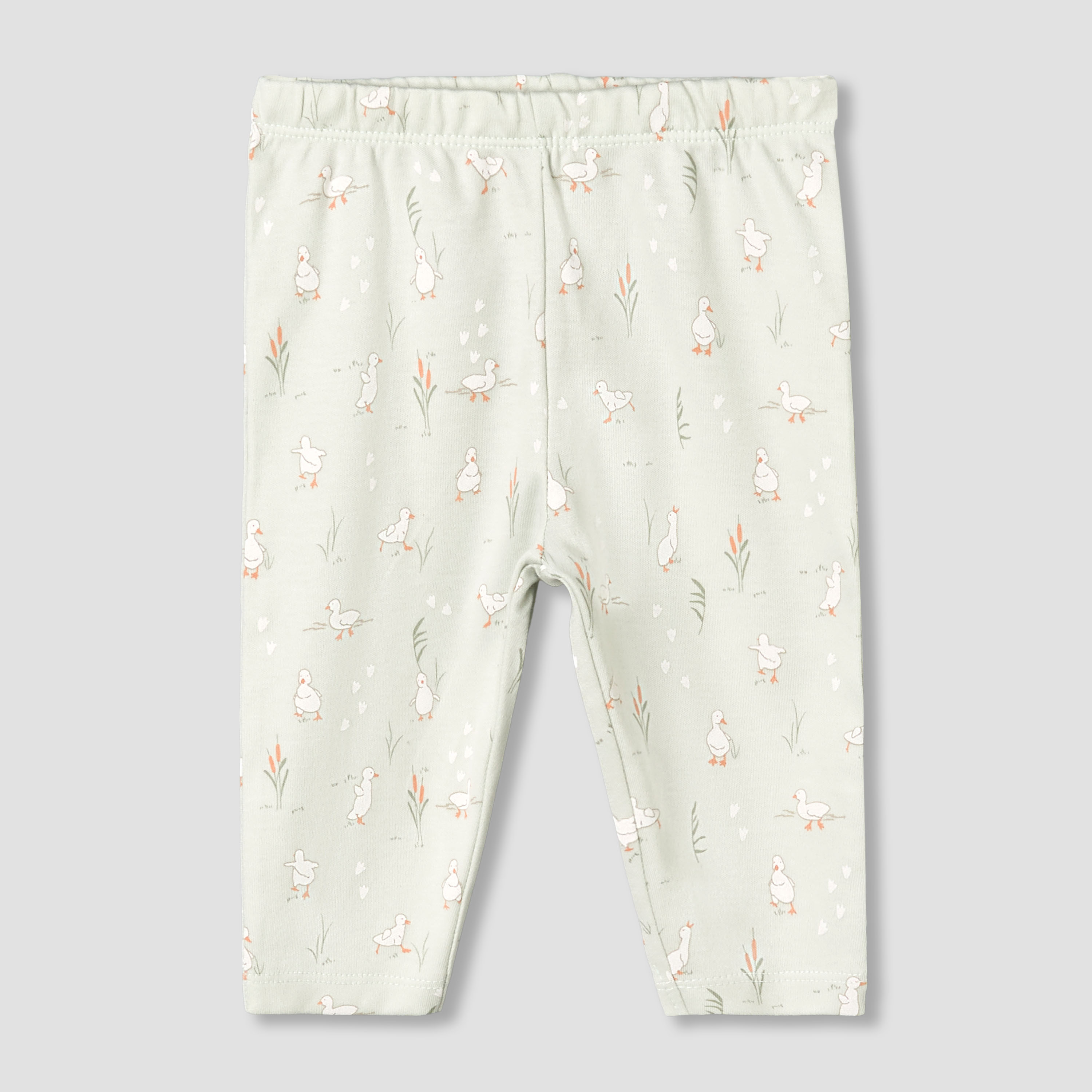 Juniors Cotton Long Sleeves Pyjama Set with Duck Print-baby-girls-clothing-nightwear-pyjamasets-image-3