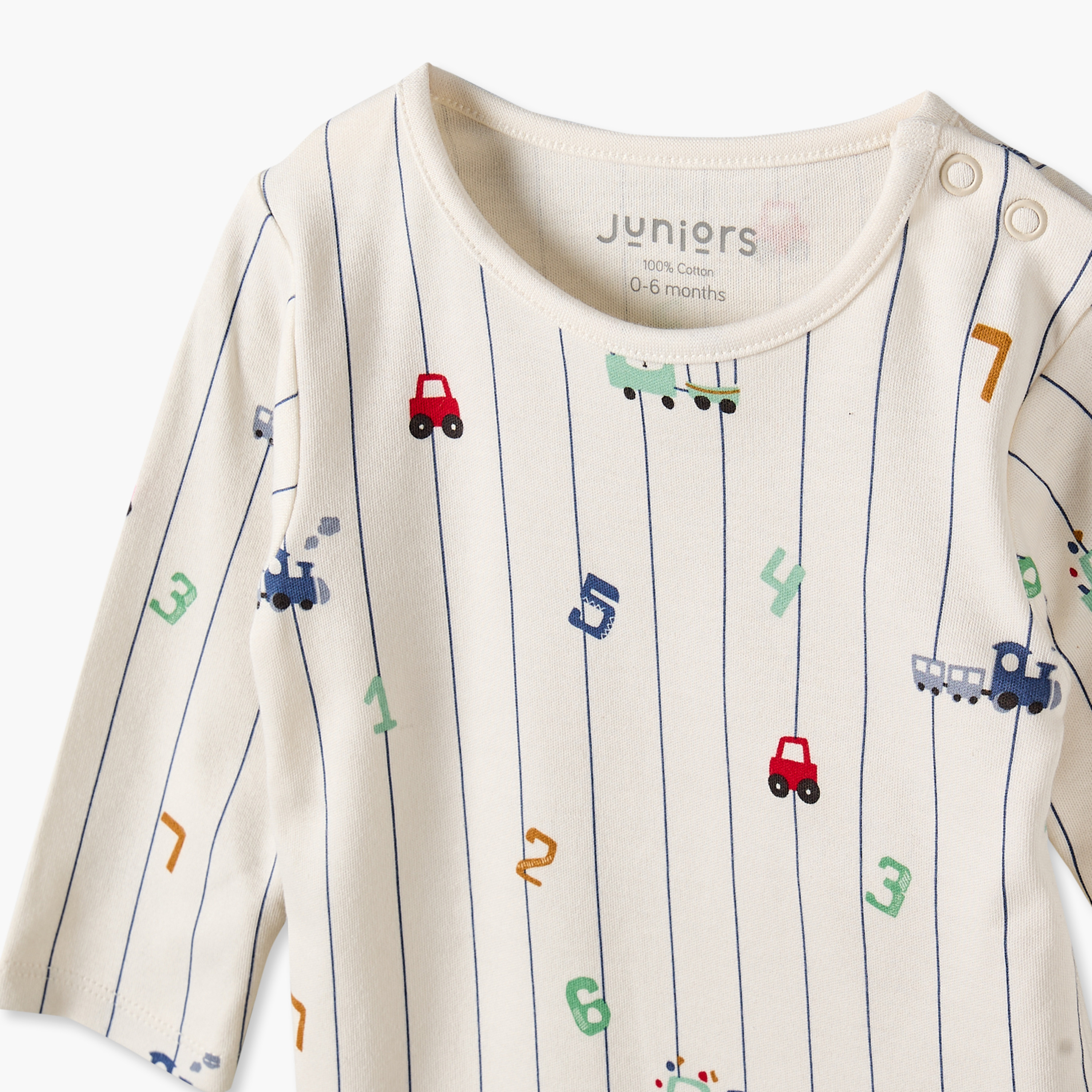 Juniors Cotton Crew Neck Long Sleeves Pyjama Set with Number Print-baby-boys-clothing-nightwear-pyjamasets-image-6