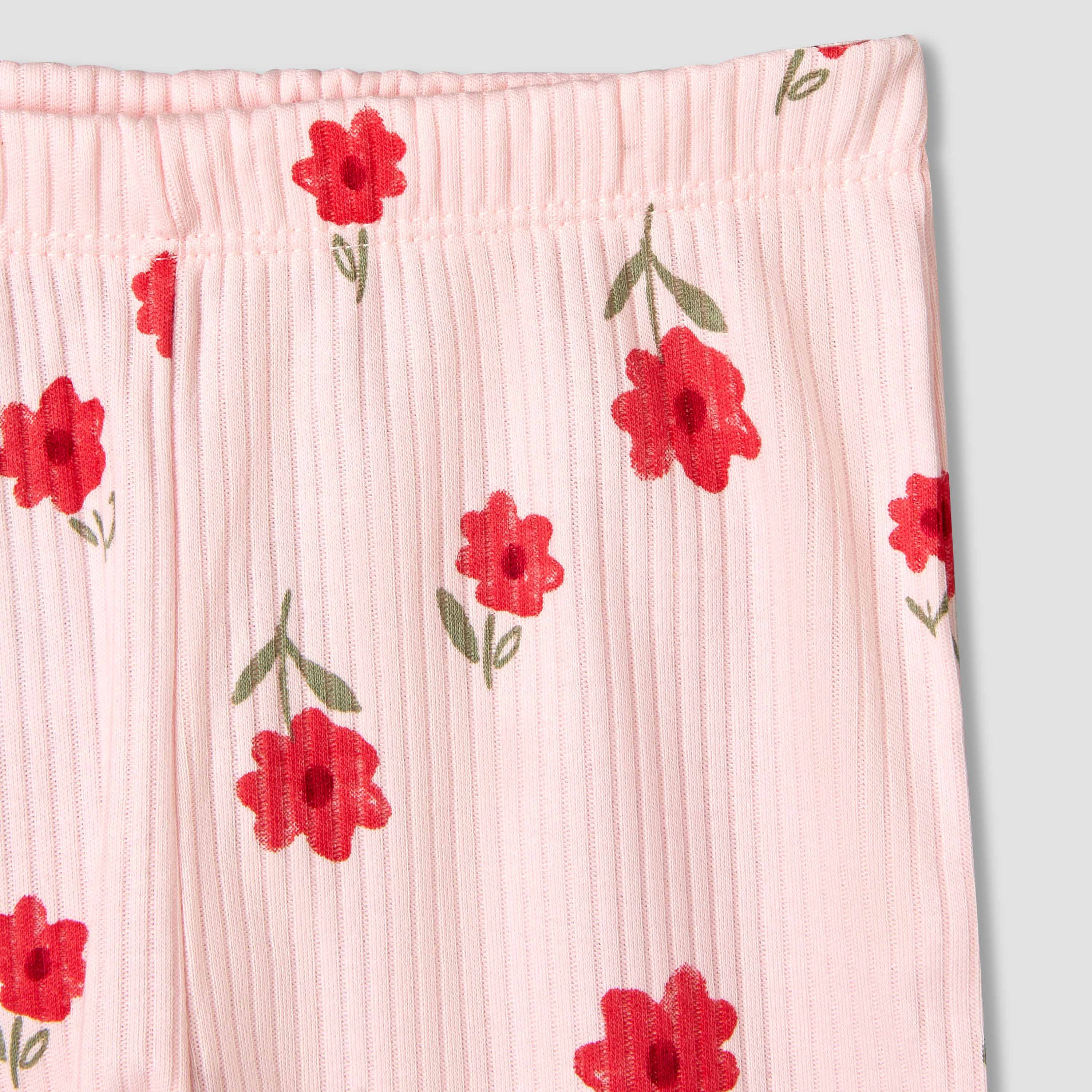 Juniors Cotton Long Sleeves Pyjama Set with Floral Print-baby-girls-clothing-nightwear-pyjamasets-image-7