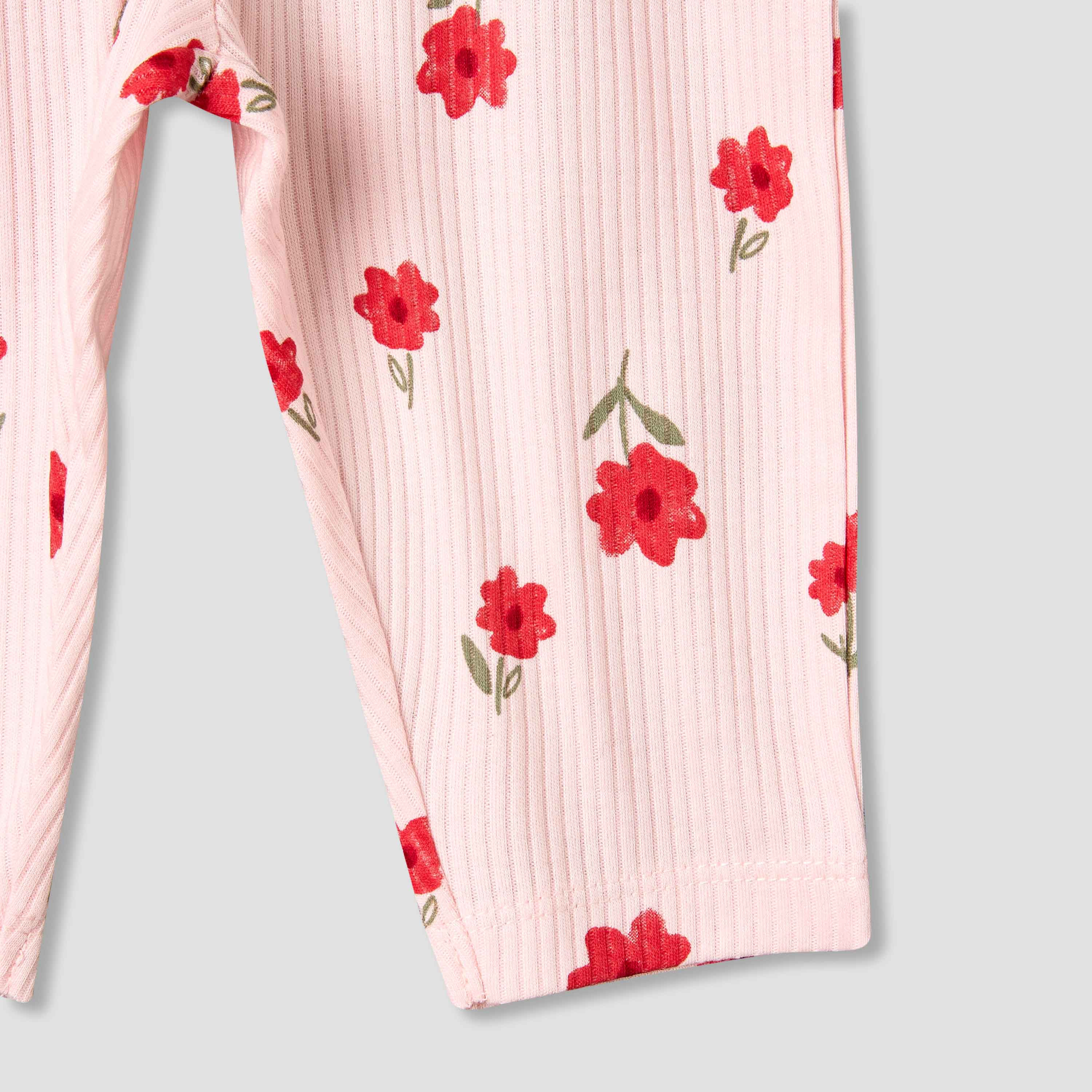 Juniors Cotton Long Sleeves Pyjama Set with Floral Print-baby-girls-clothing-nightwear-pyjamasets-image-8