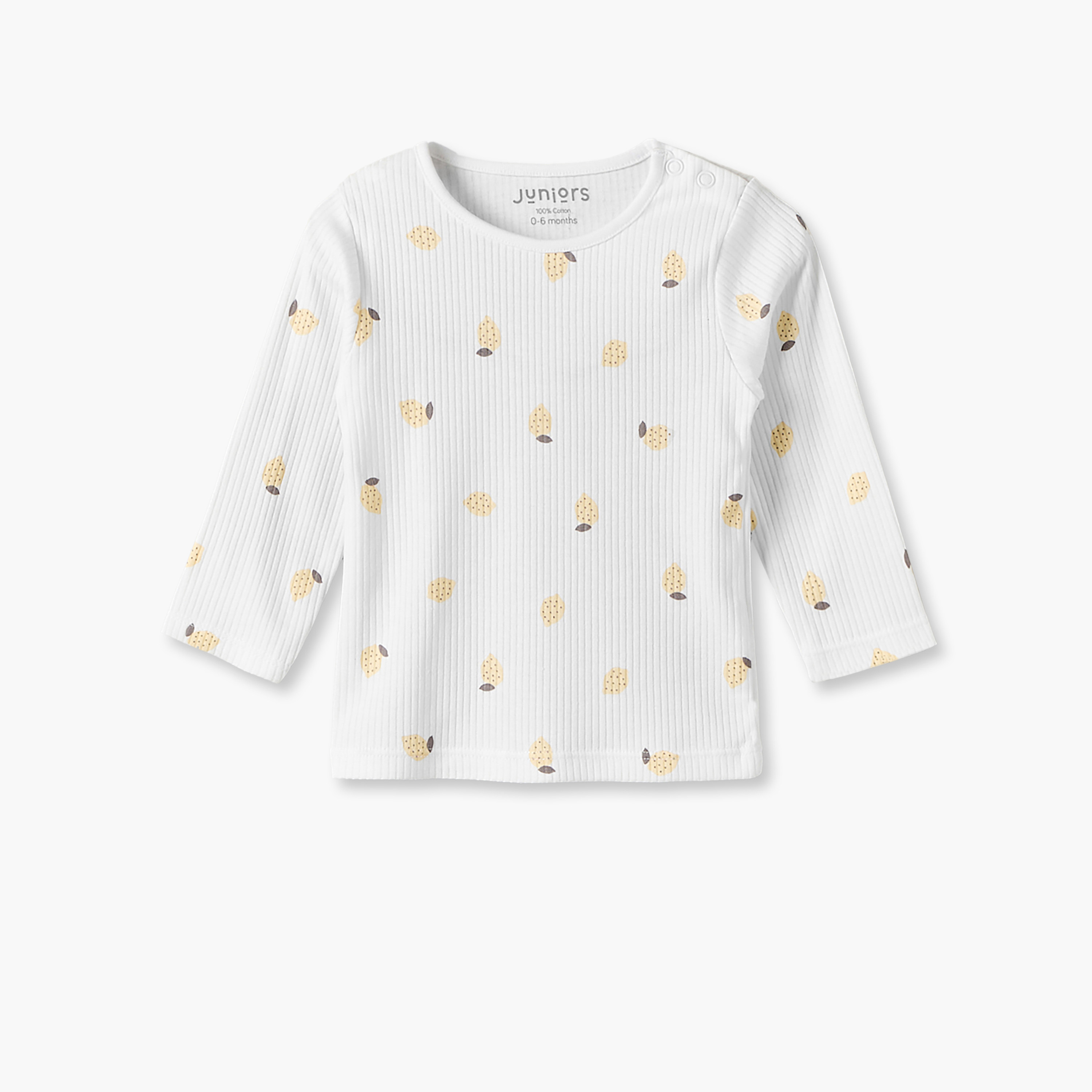 Juniors Cotton Crew Neck Long Sleeves Pyjama Set with Fruit Print-baby-girls-clothing-nightwear-pyjamasets-image-2