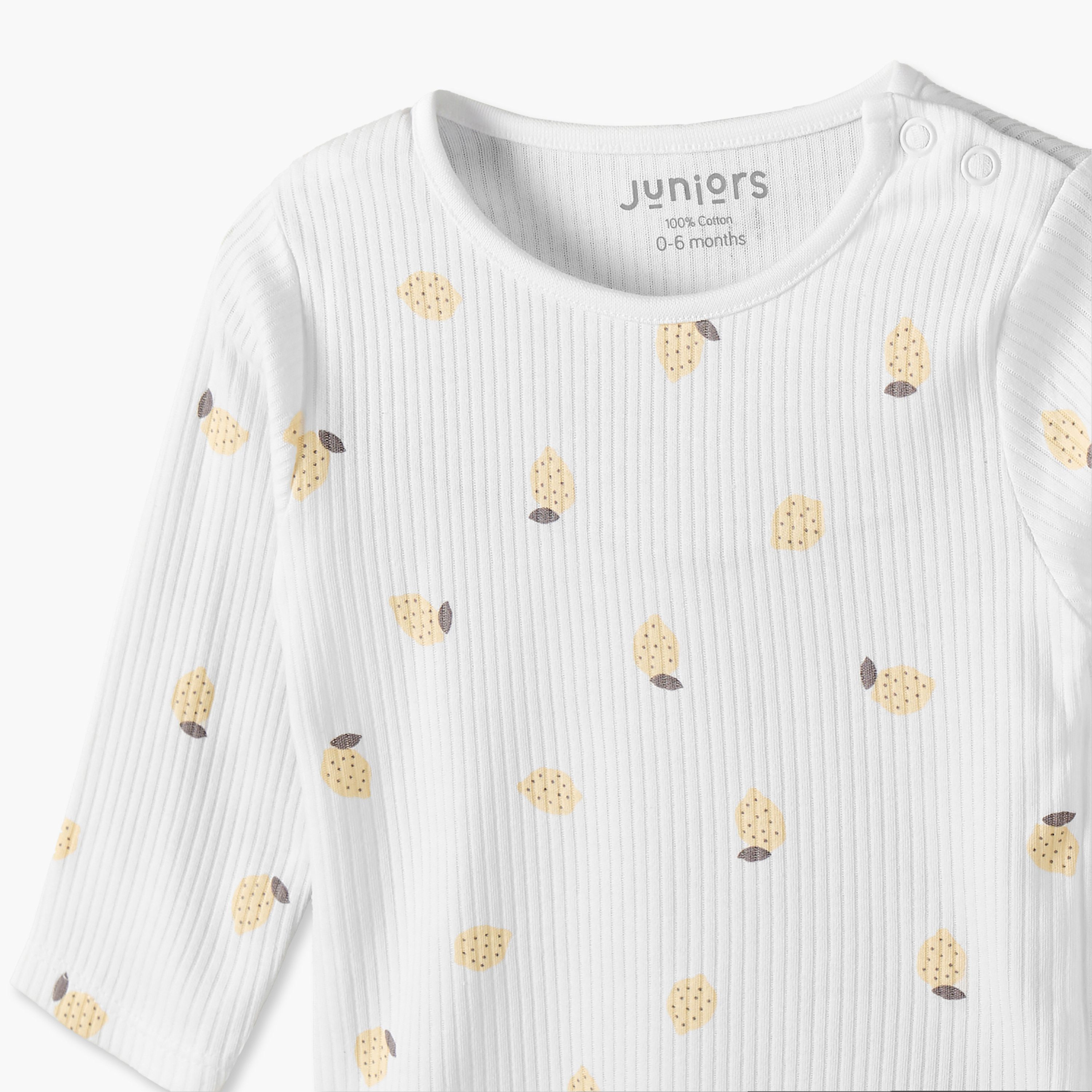 Juniors Cotton Crew Neck Long Sleeves Pyjama Set with Fruit Print-baby-girls-clothing-nightwear-pyjamasets-image-6