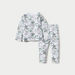 Juniors All-Over Safari Print Long Sleeves T-shirt and Pyjama Set-Pyjama Sets-thumbnailMobile-0