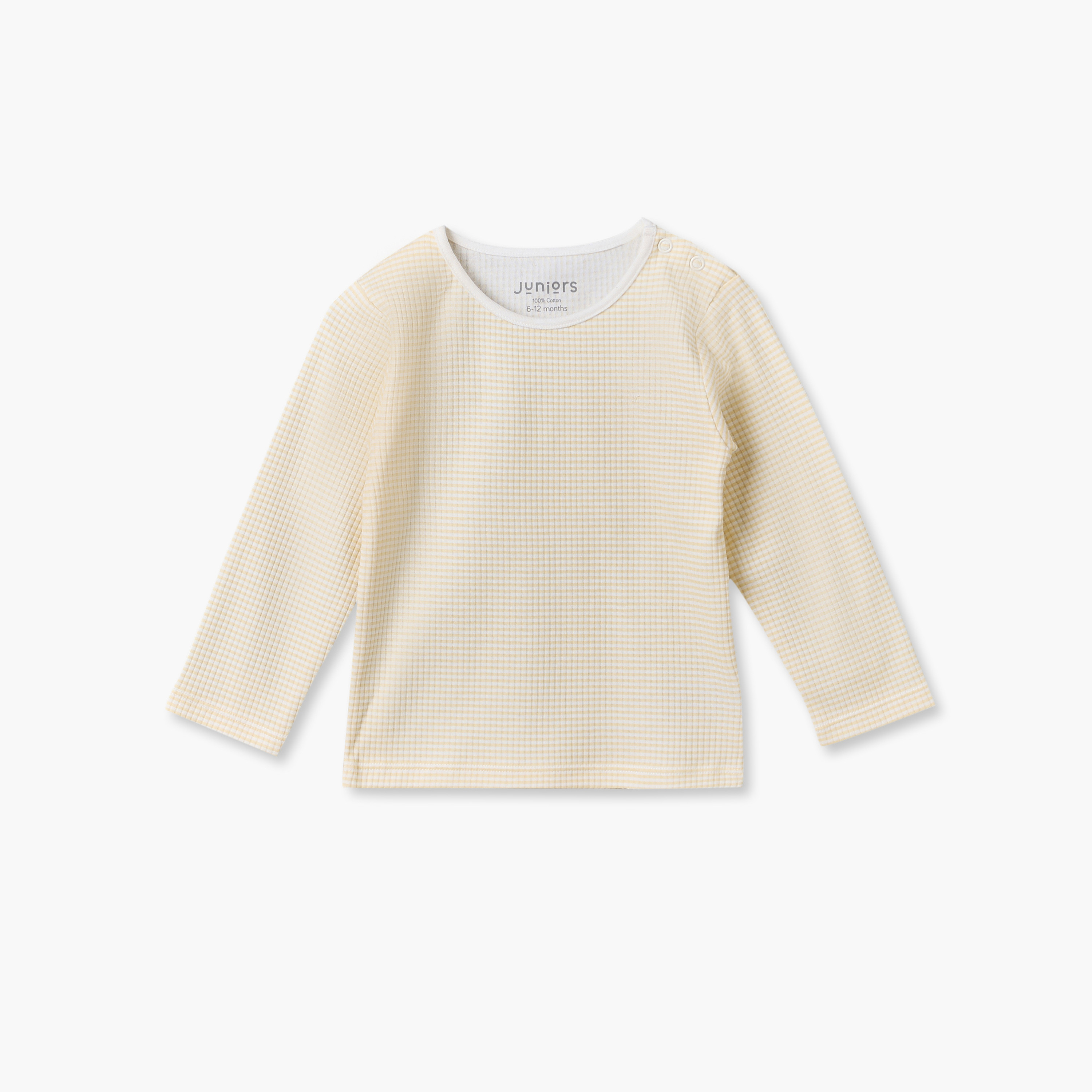 طقم بيجاما قطن بياقة ضيقة وأكمام طويلة وطبعات منقطة من جونيورز-baby-girls-clothing-nightwear-pyjamasets-image-3