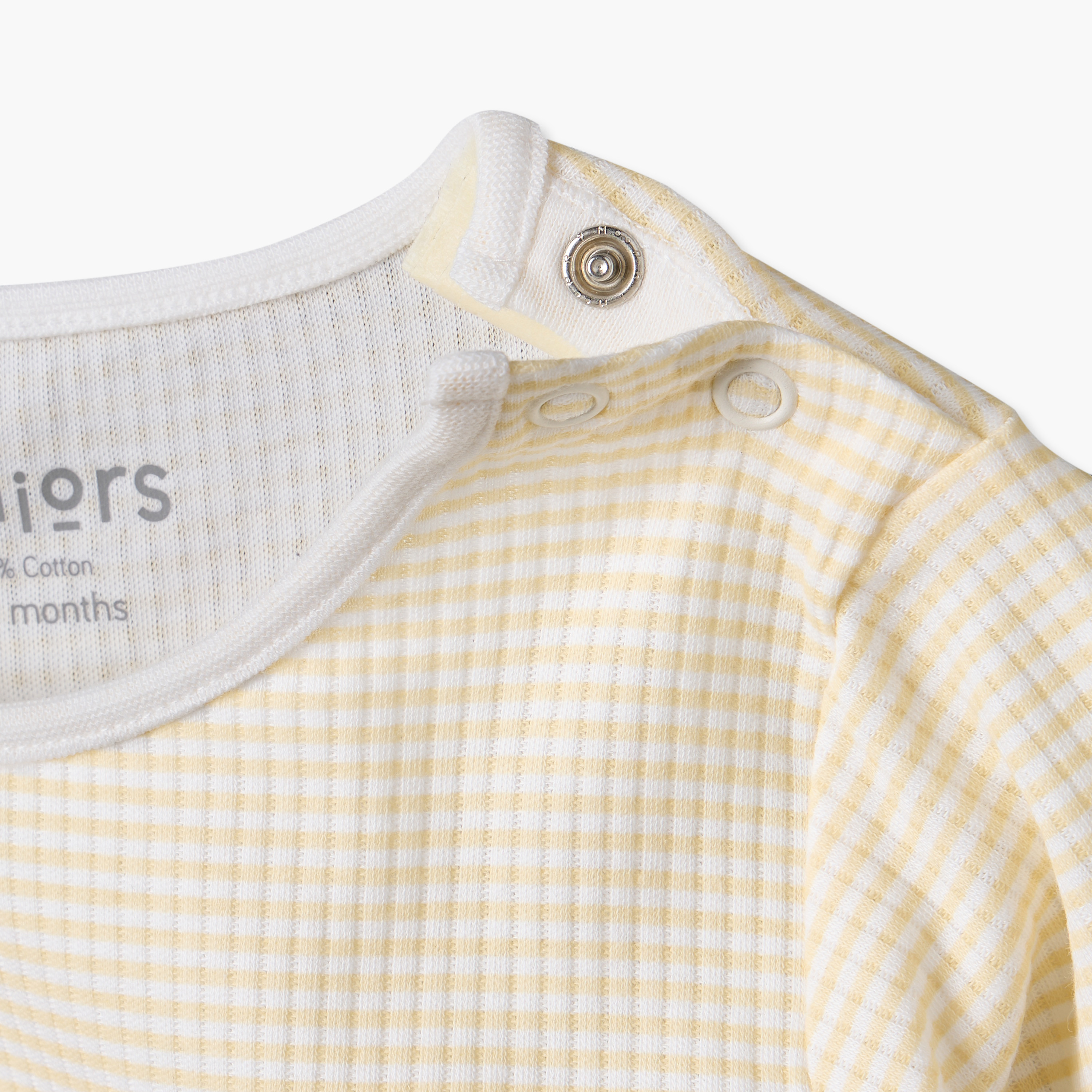طقم بيجاما قطن بياقة ضيقة وأكمام طويلة وطبعات منقطة من جونيورز-baby-girls-clothing-nightwear-pyjamasets-image-8