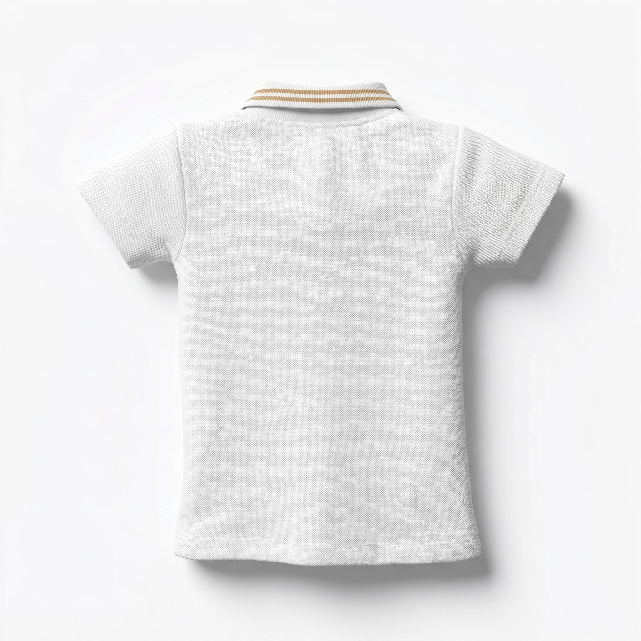 Juniors Collared Short Sleeves Polo T-shirt and Shorts Set with Embroidery-baby-boys-clothing-setsandcoords-image-3