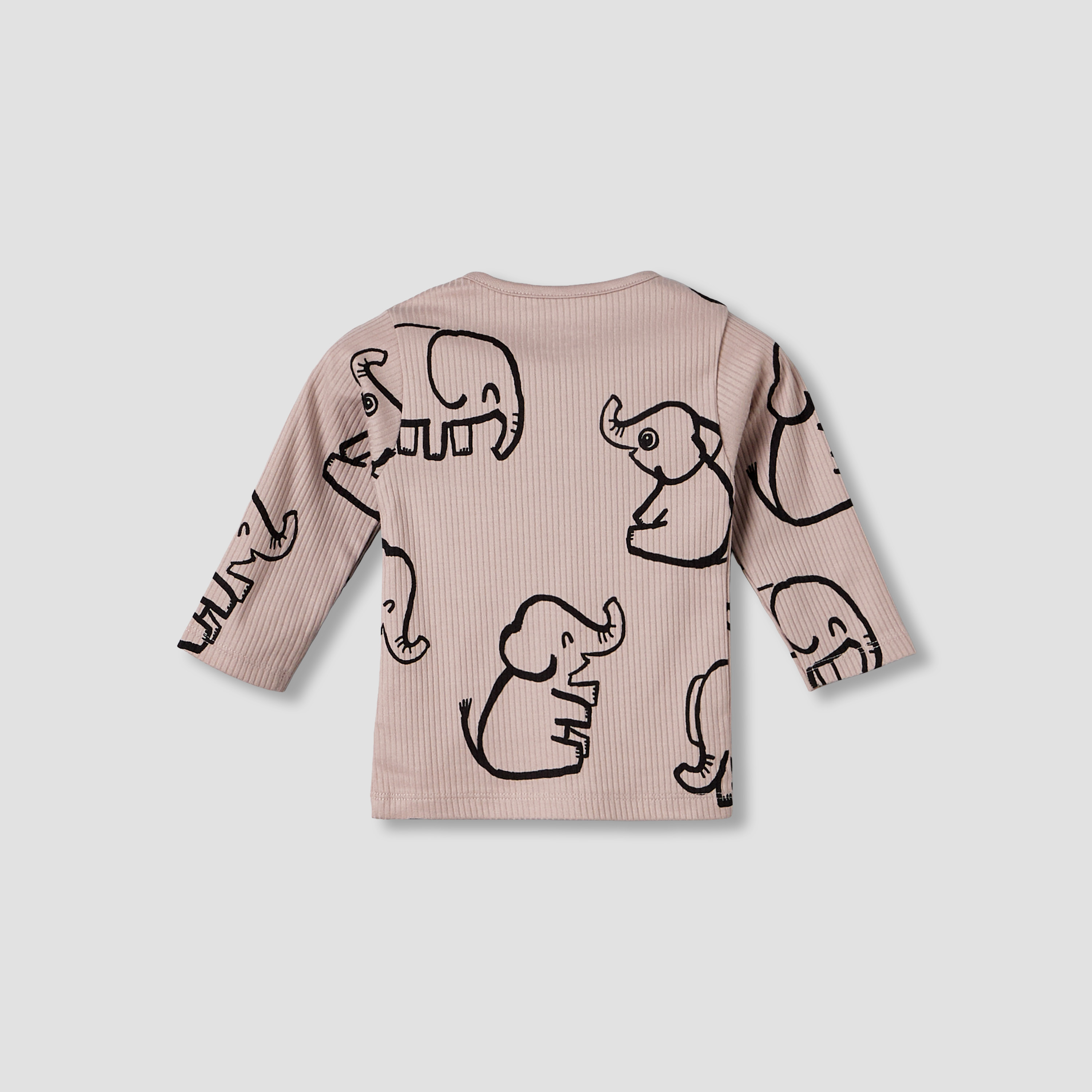 Juniors Cotton Round Neck Long Sleeve Pyjama Set with Elephant Print-baby-boys-clothing-nightwear-pyjamasets-image-5